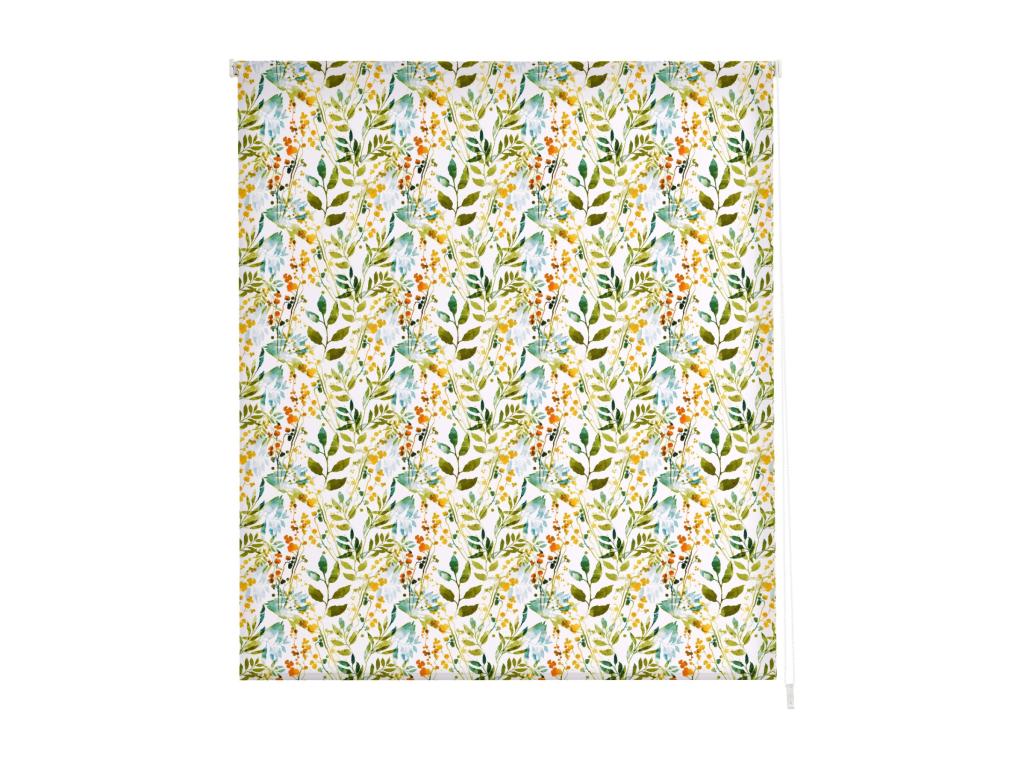 Casaplu | Estores Personalizados FLORES y PLANTAS | 110 x 180 cm (Ancho por Alto) Tamaño de Tela 107 x 175 cm | Modelo F-1557 Color Unico