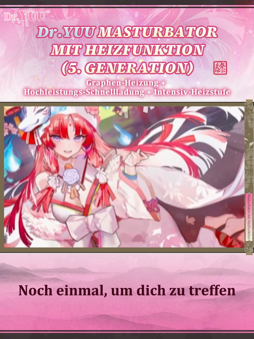Dr.YUU Masturbator mit Heizung Gen 5 | 40°C/50°C Graphen-Wärme & 3 Vibrationsstufen |  - DR.YUU™