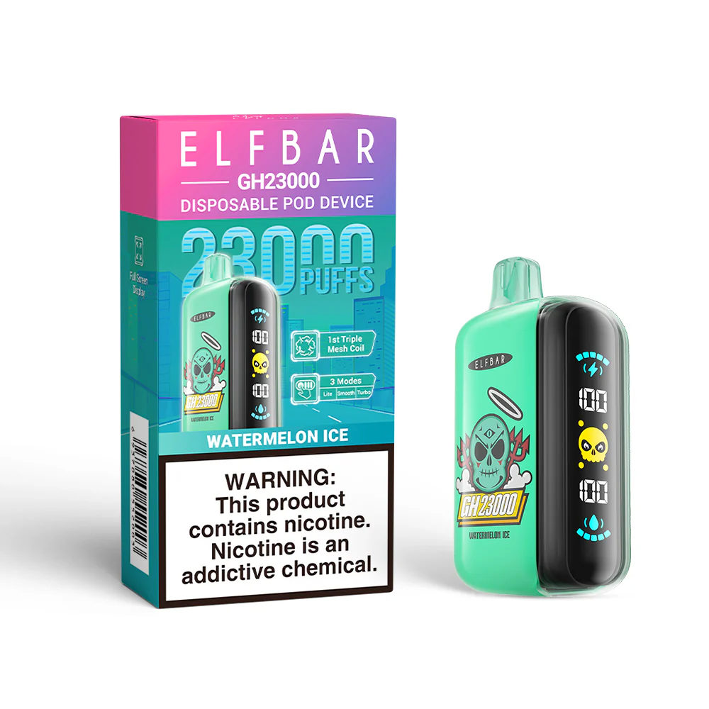 ELFBAR GH23000 kertakäyttöinen sähkötupakka (kaikki maut)