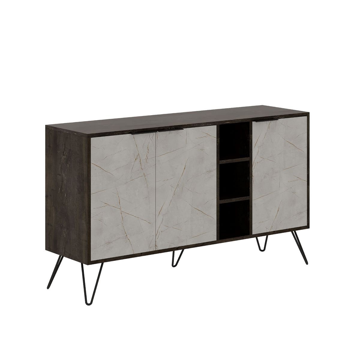 Calicosy - CLARA Buffet 3 nissen en 3 deuren - H83 cm