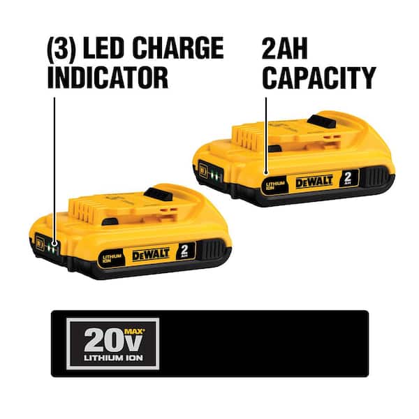 20V MAX Cordless 10 Tool Combo Kit with (2) 20V 2.0Ah Batteries, Charger, and Bag - Image 14