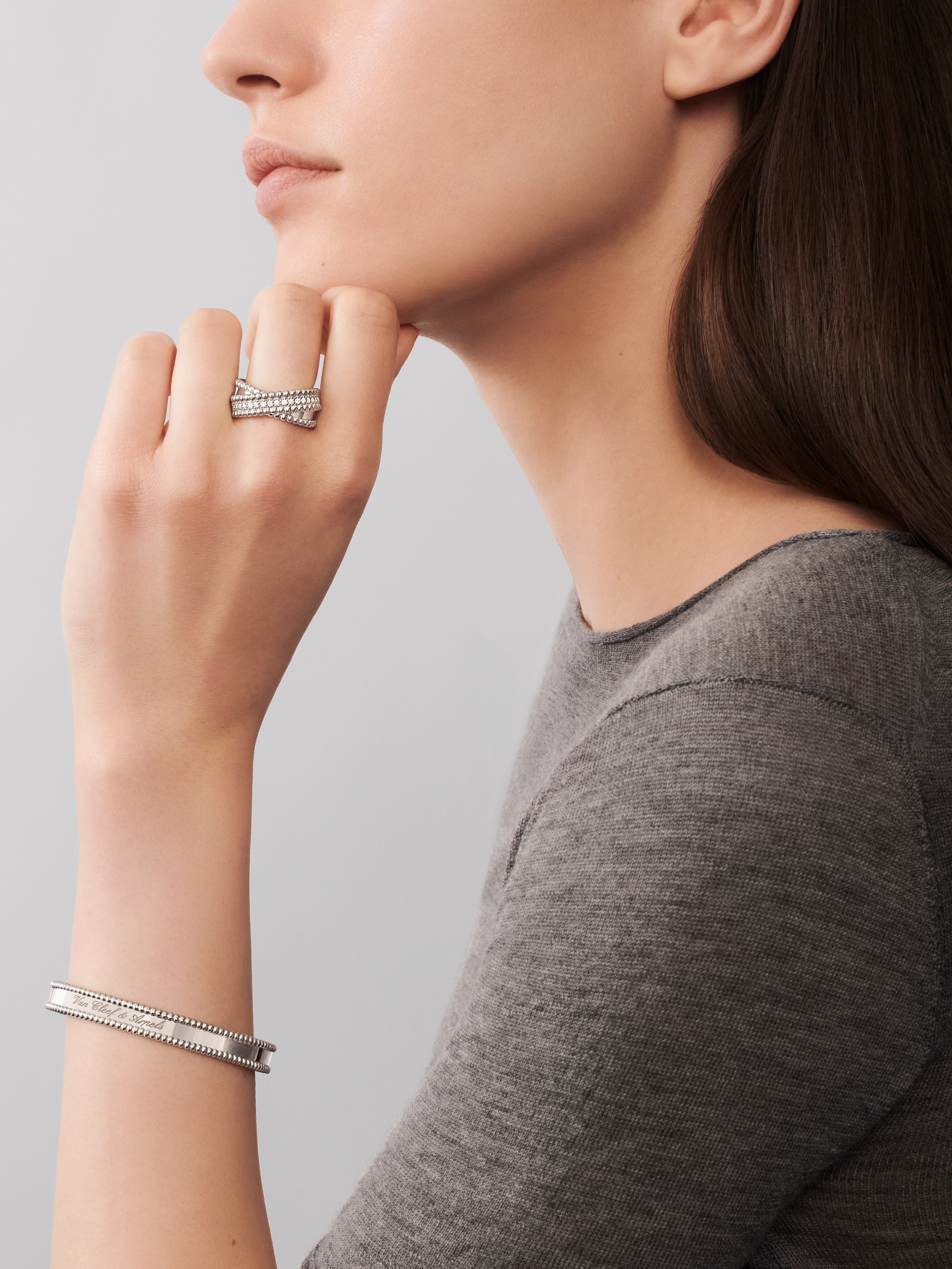Replicate Perlée diamonds duo ring(1:1 replica) - Original Replica Club