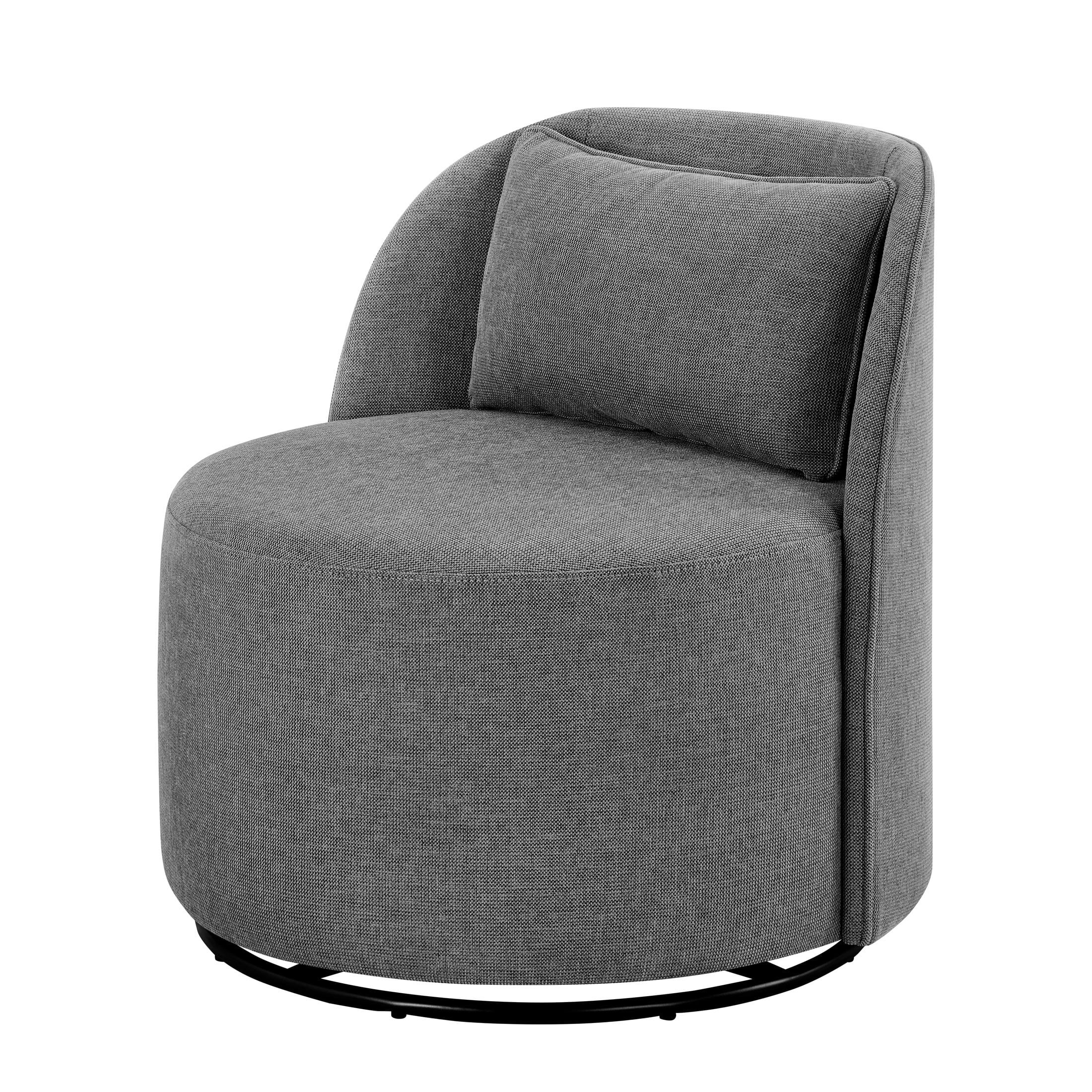 Better Homes & Gardens Juliet Modern Arch Swivel Accent Chair, Cream Boucle - Image 25