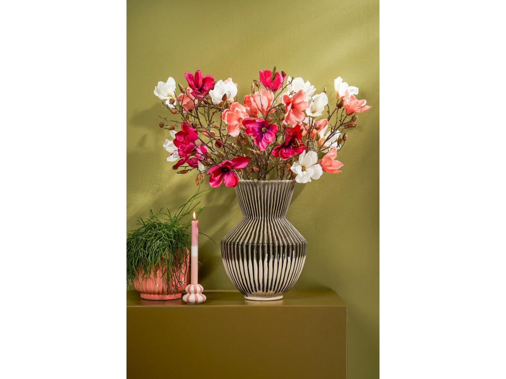 Flor artificial de Poliéster - 23 x 7 x 88 - Lujodec - MAGNOLIA