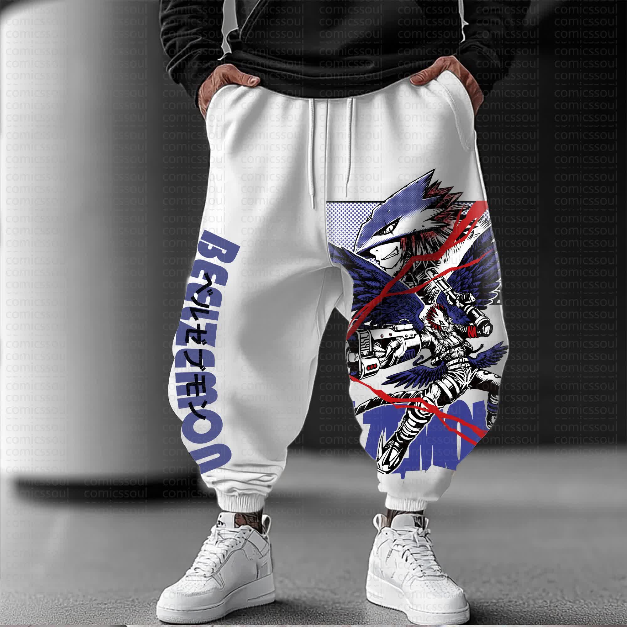 Unisex Anime Inspired Vintage Pants丨Comicssoul
