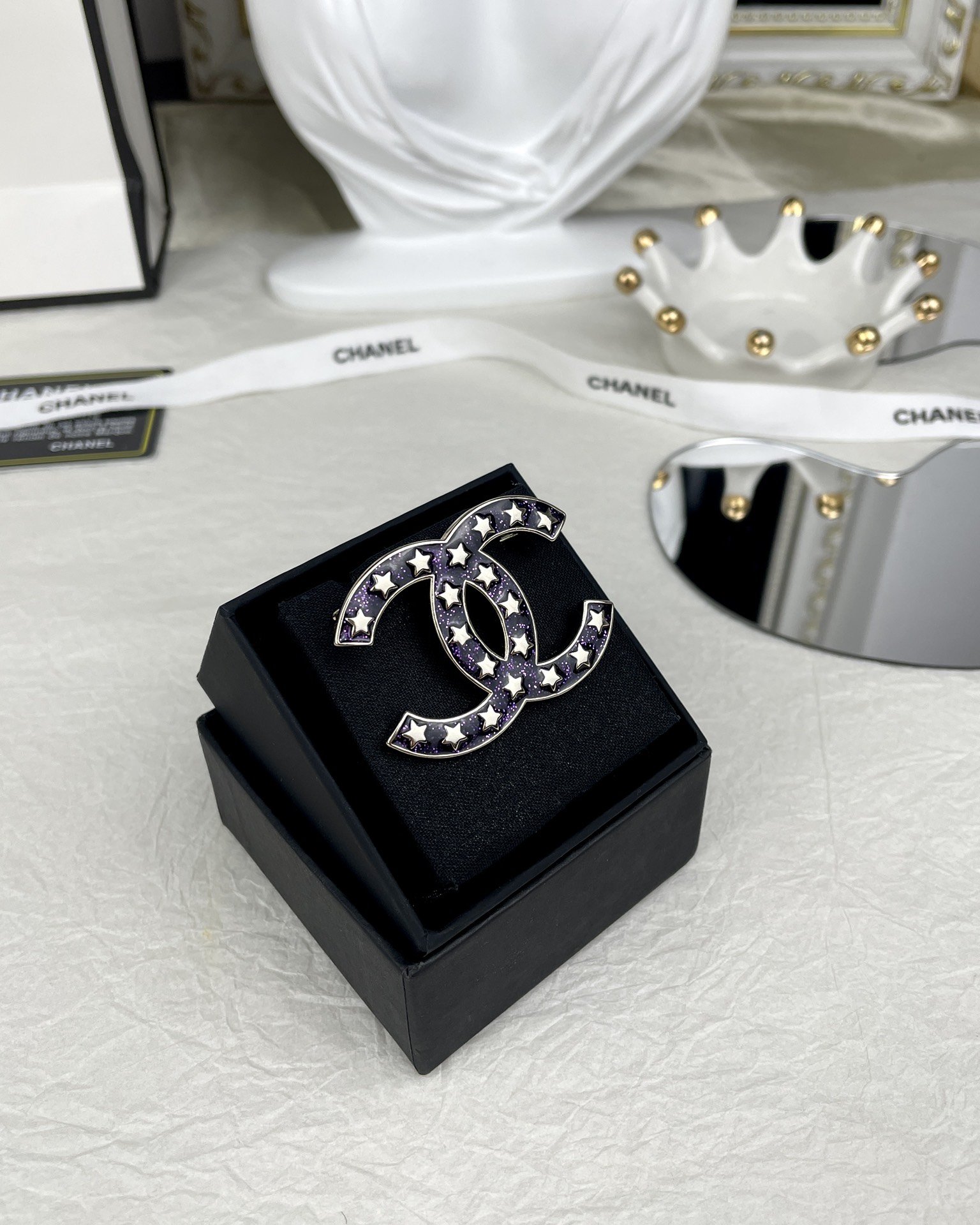 Chanel Star Enamel Coco Brooch - Original Replica Club