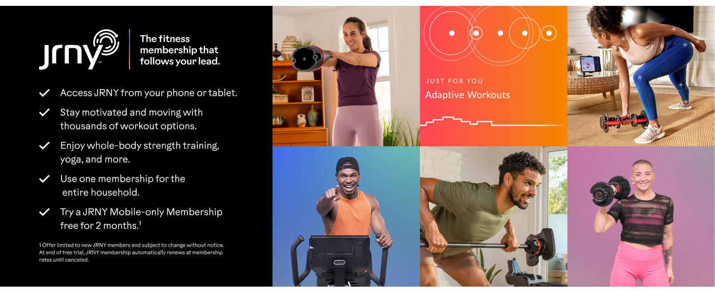 JRNY: The fitness membership that follows your lead.