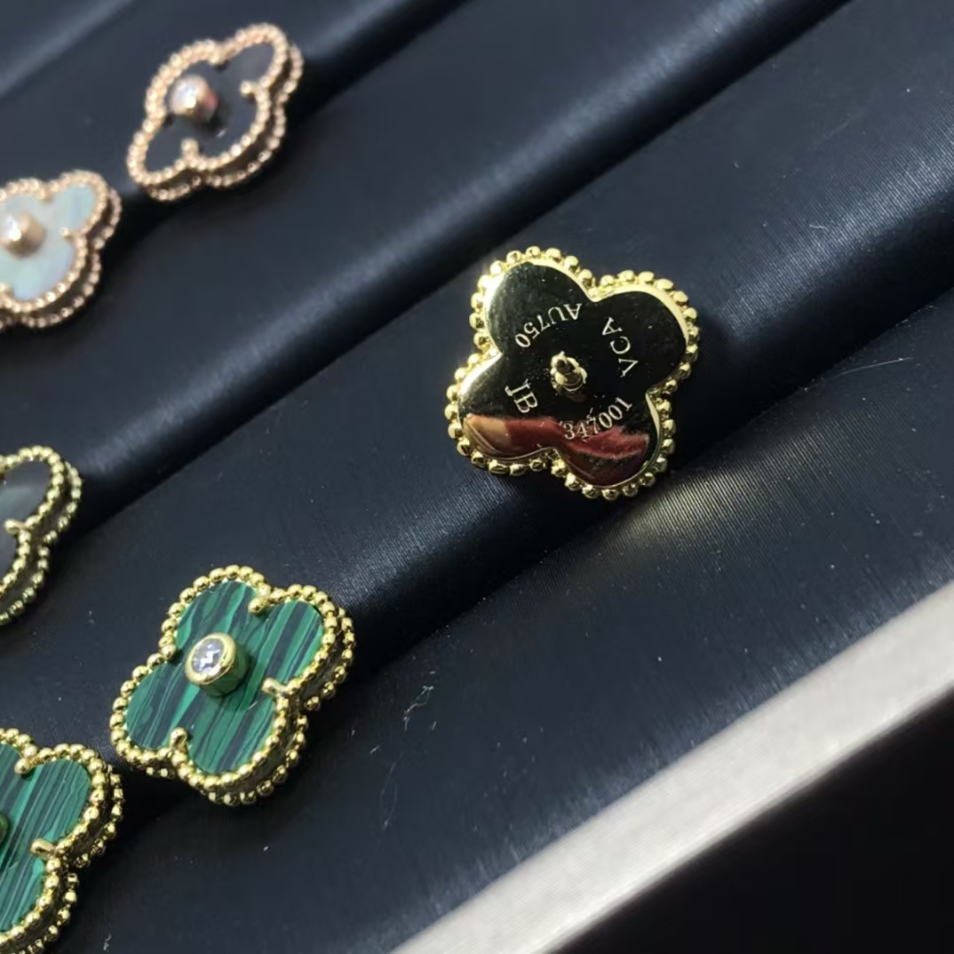 VCA Vintage Alhambra Earrings - Original Replica Club