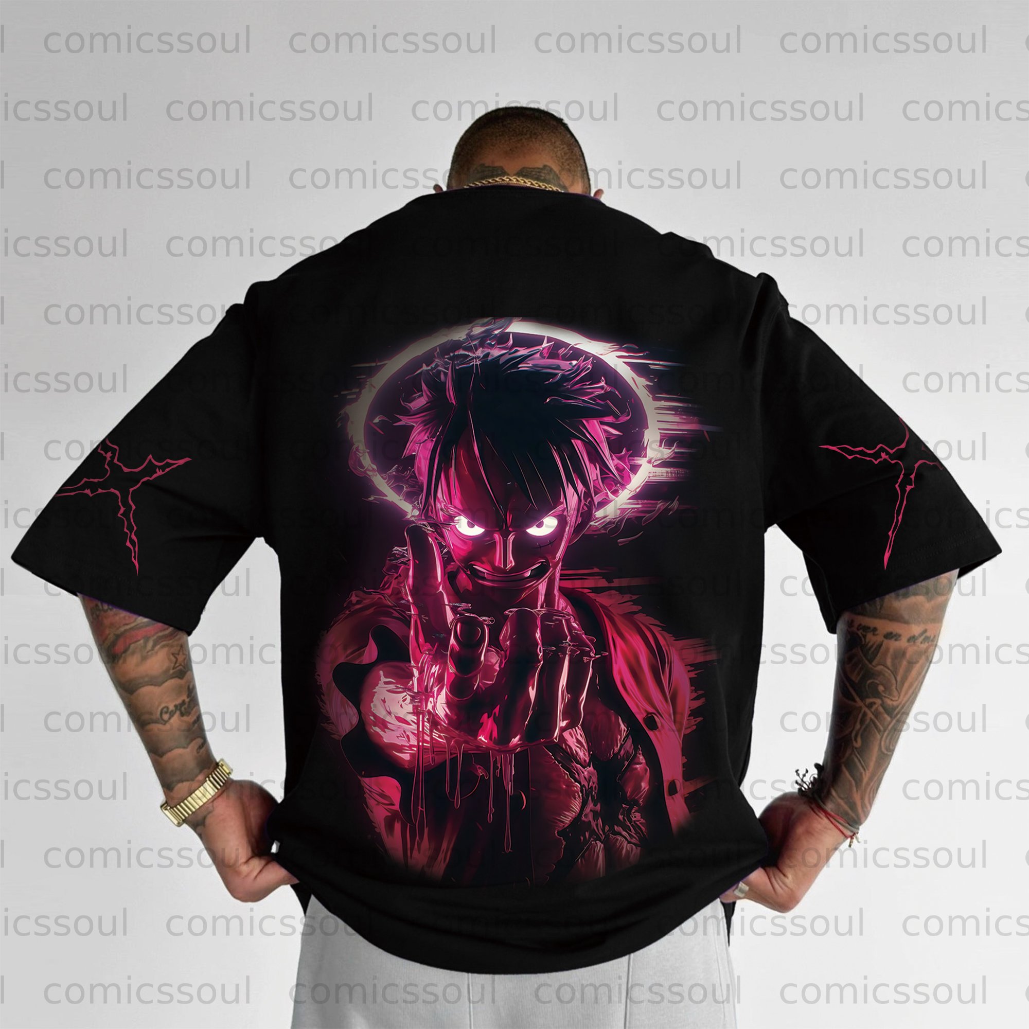Unisex Anime Inspired Vintage T-Shirt