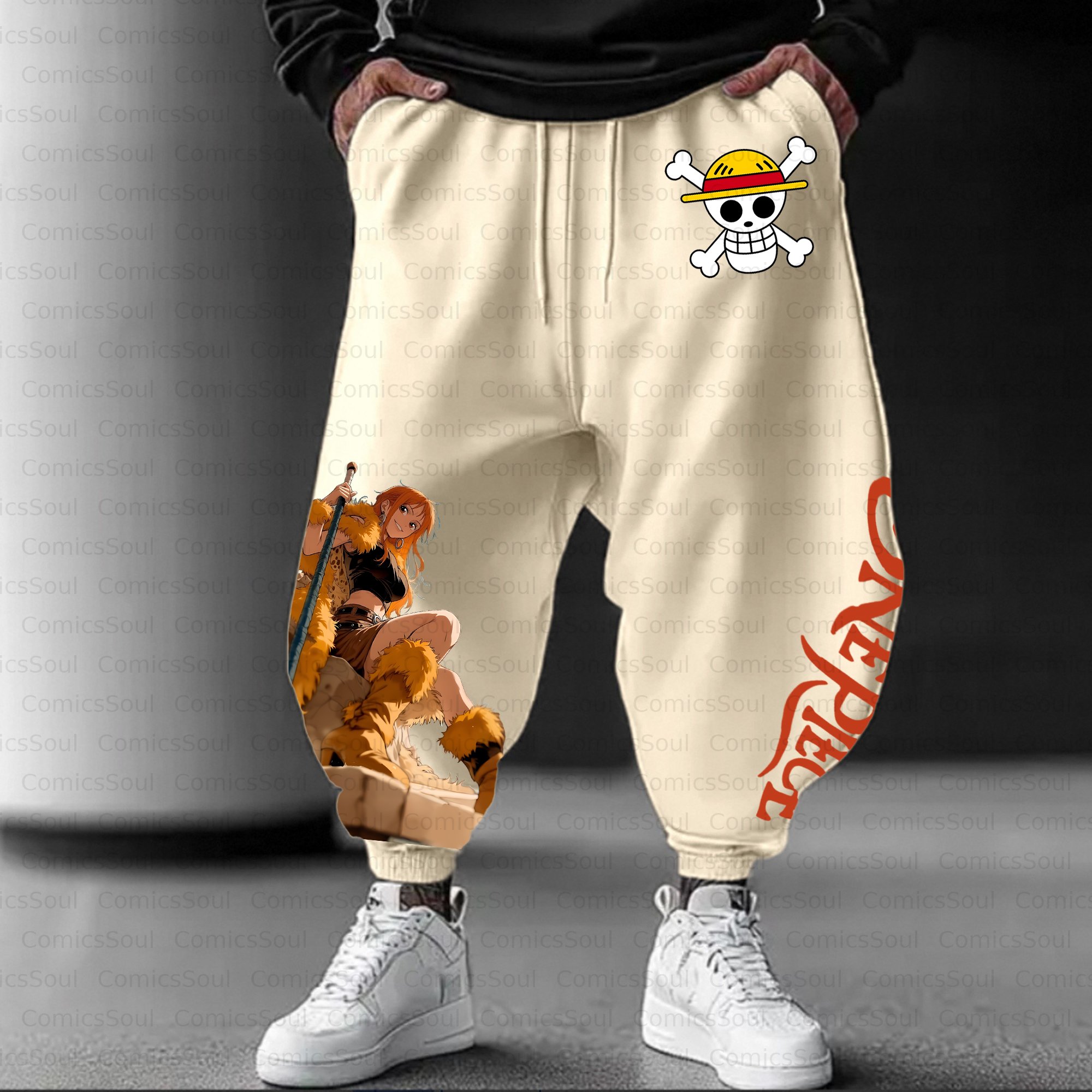 Unisex Casual Anime Streetwear Pant