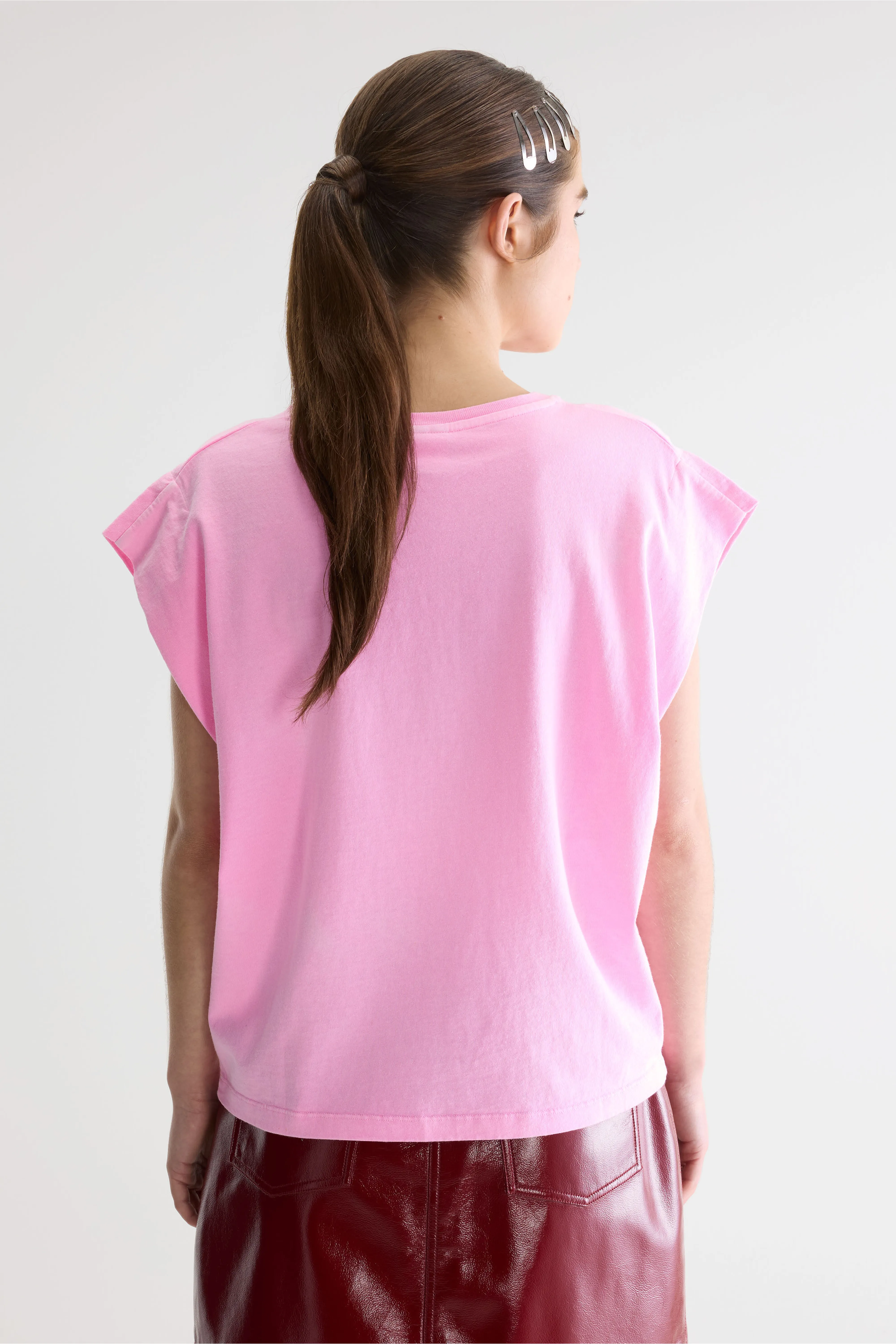 Bellerose Vice sleeveless t-shirt (261 / W / FLUO PINK)