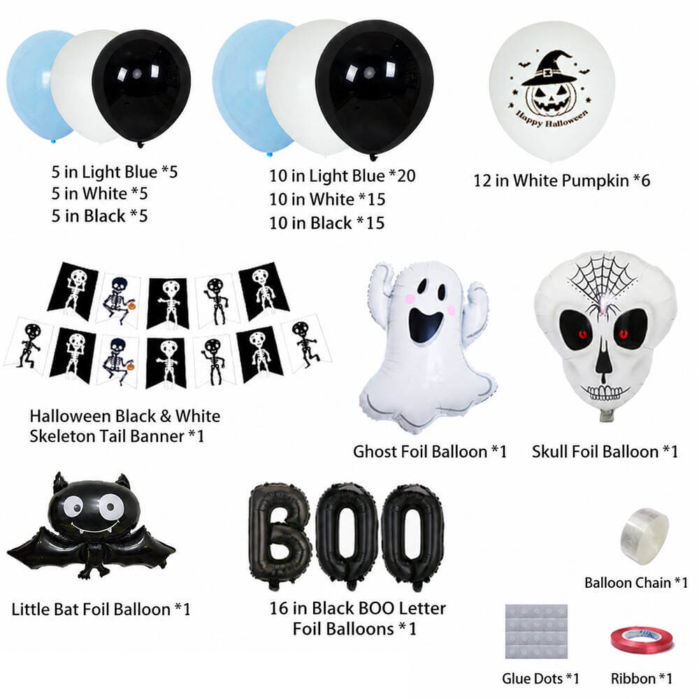 Halloween Balloon Arch and Backdrop Kit - Image 7 Halloween Balloon Arch and Backdrop Kit - Image 7