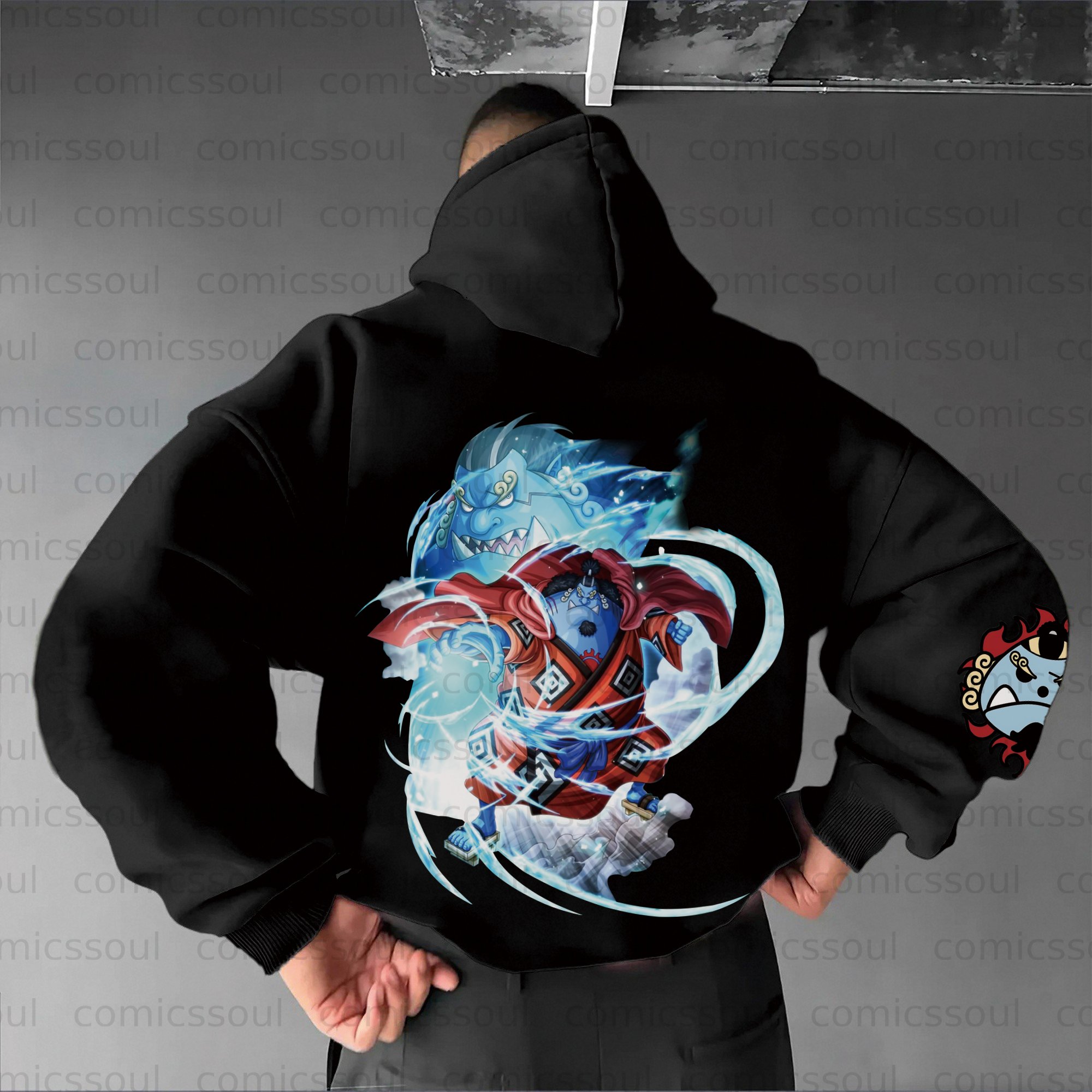 Unisex Anime Graphic Streetwear Vintage Plush Hoodie