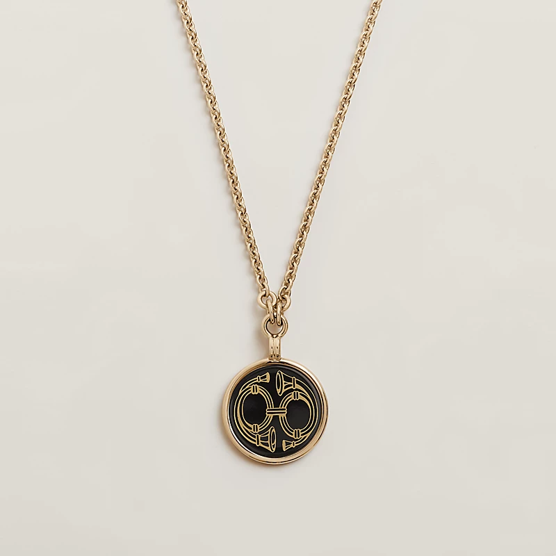 Replicate Medaille Bijou Deux Cors necklace, small model(1:1 replica) - Original Replica Club