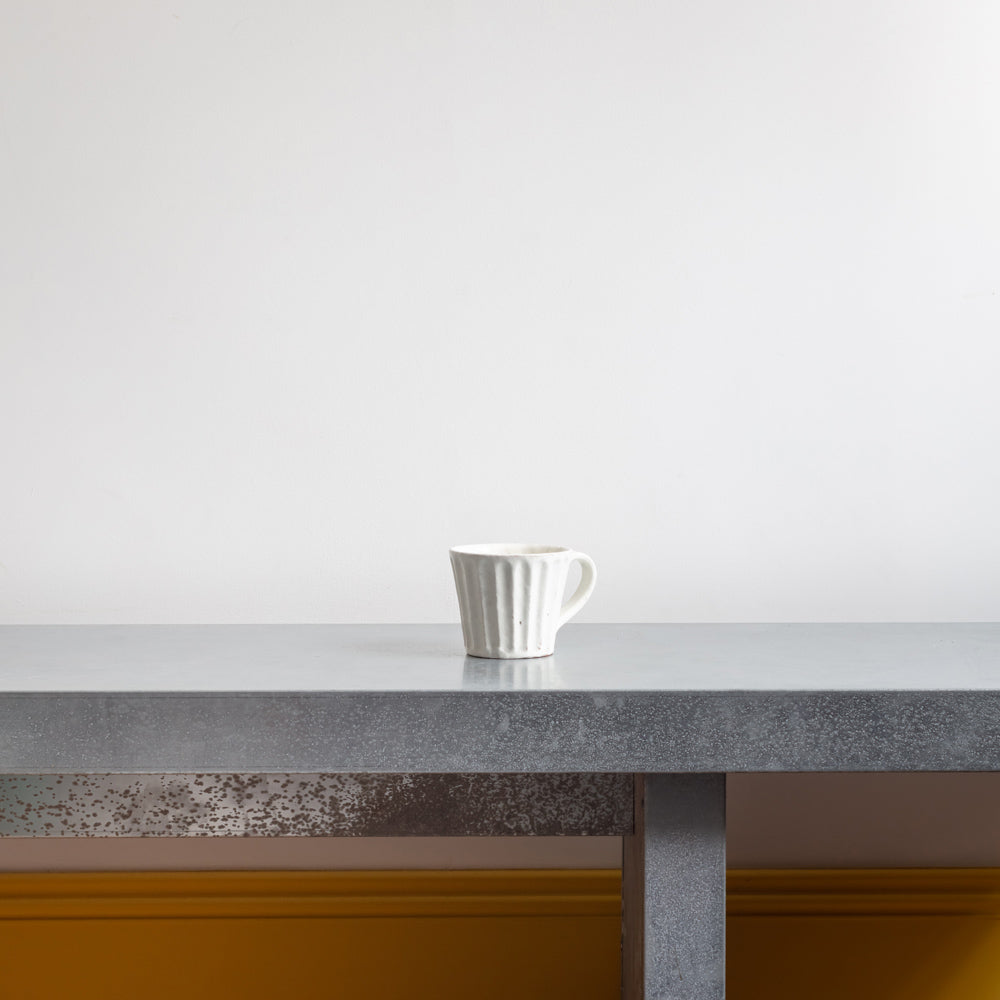 Mug cannelé - Blanc