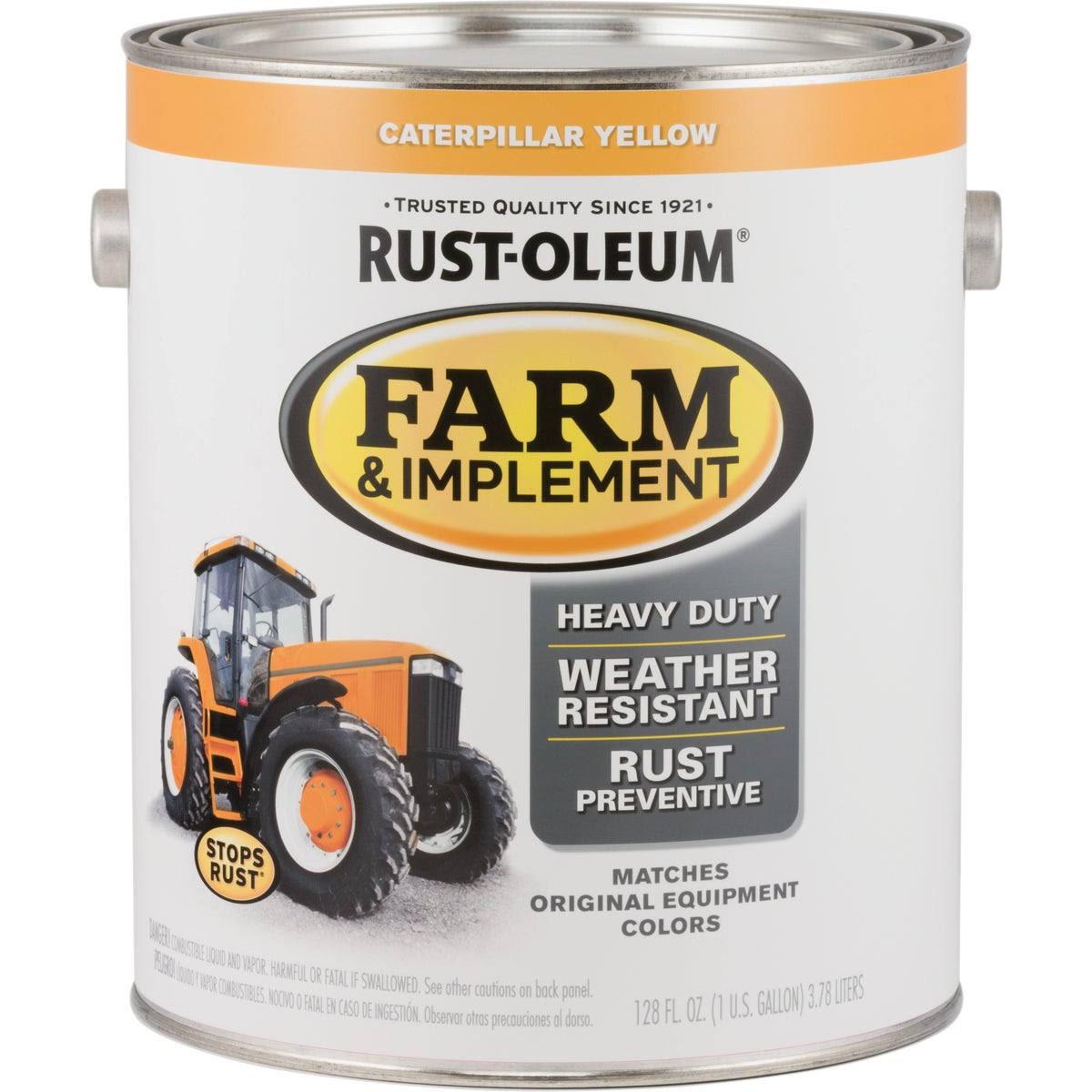 Rust-Oleum Farm Implement Enamel Caterpillar Yellow, 1 gal.(Caterpillar Yellow/1 Gal)