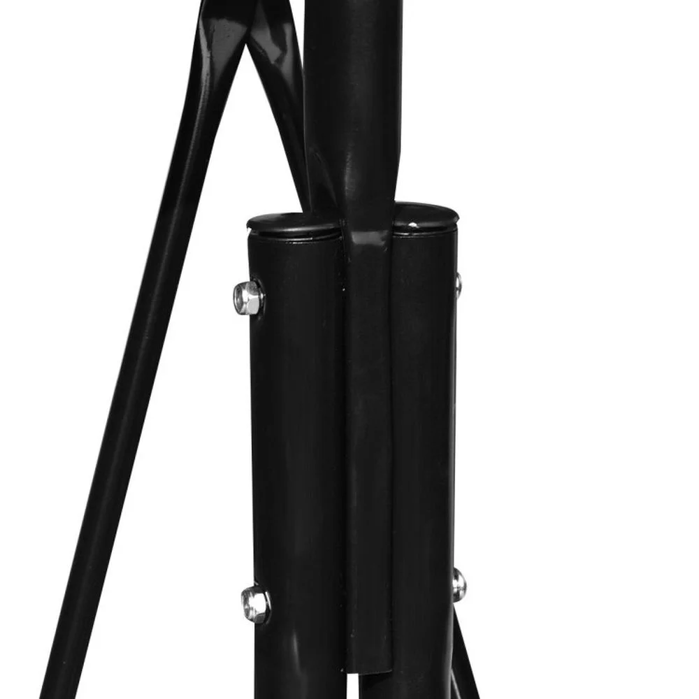 Topcobe Loveseat Cushioned Patio Steel Frame Swing Glider, Outdoor Patio Furniture for Balcony Garden Backyard -Black - Image 8