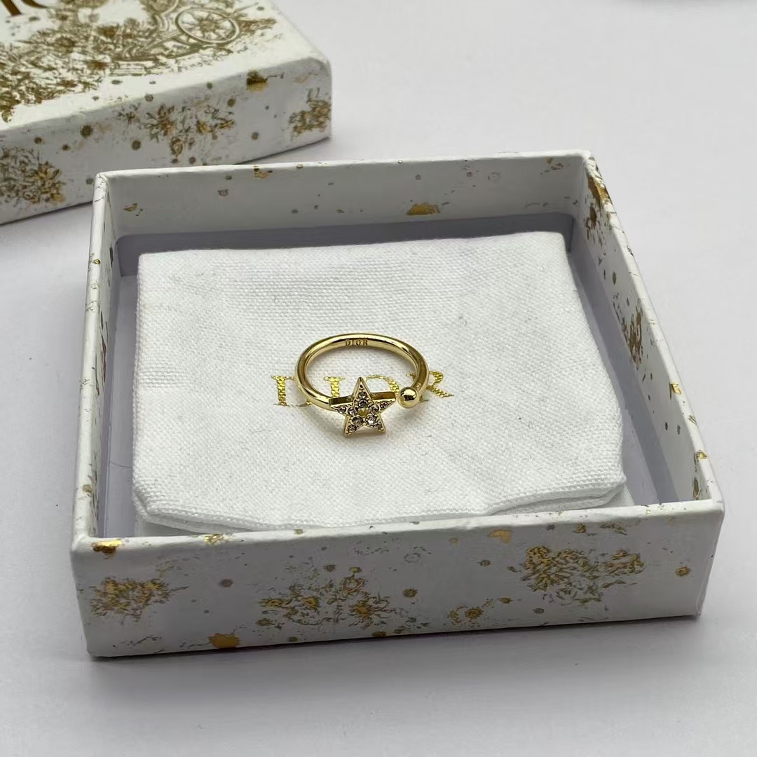 Dior Star Bee Clover Stacking Rings - 3 Pieces - Original Replica Club