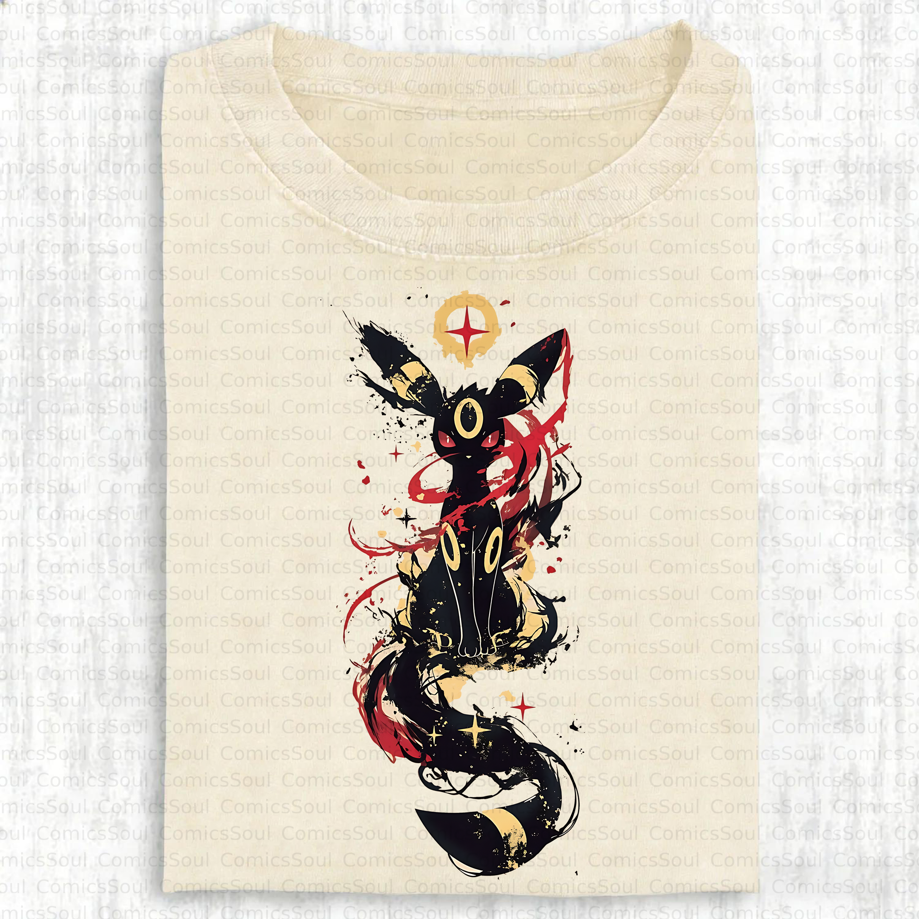 Unisex Anime Inspired Vintage Washed T-Shirt