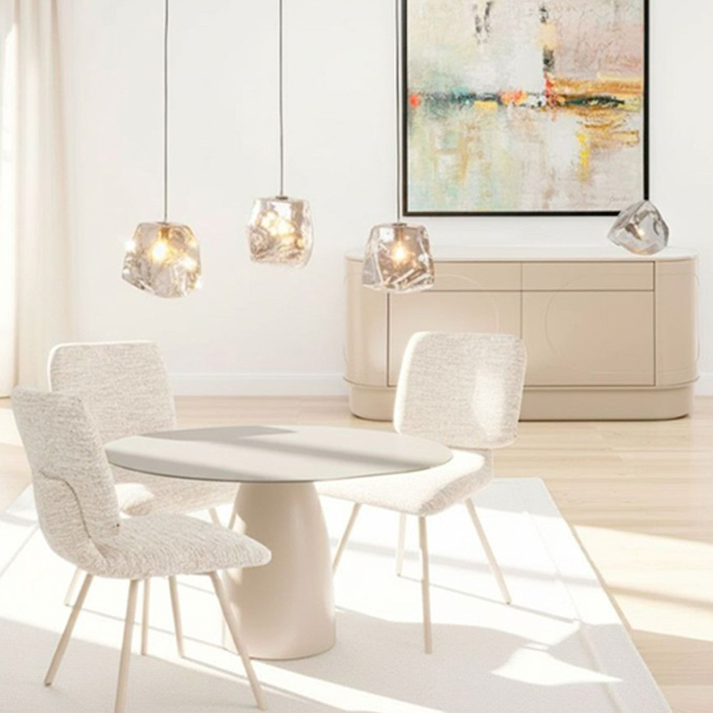 Tafellamp Aura Ø30cm smoke Kare Design