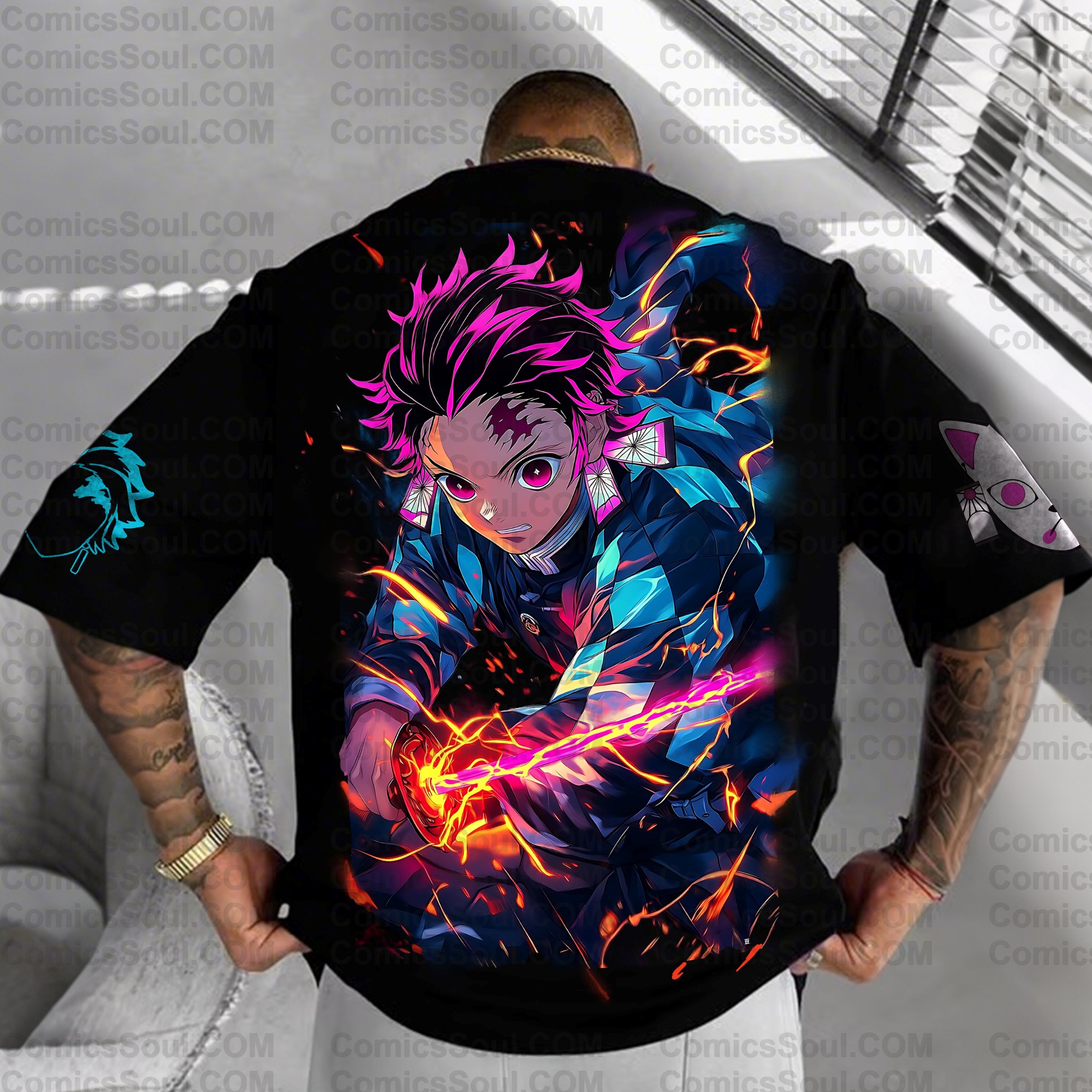 Unisex Anime Inspired Vintage T-Shirt
