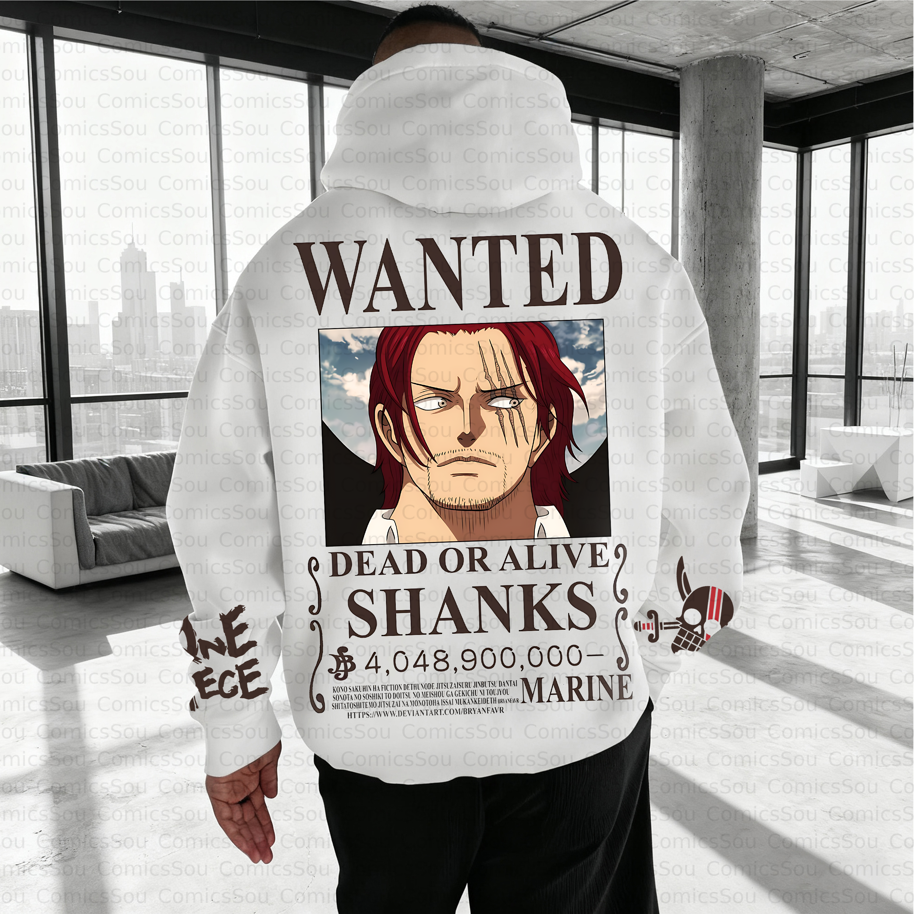 Unisex Anime Inspired Vintage Plush Hoodie