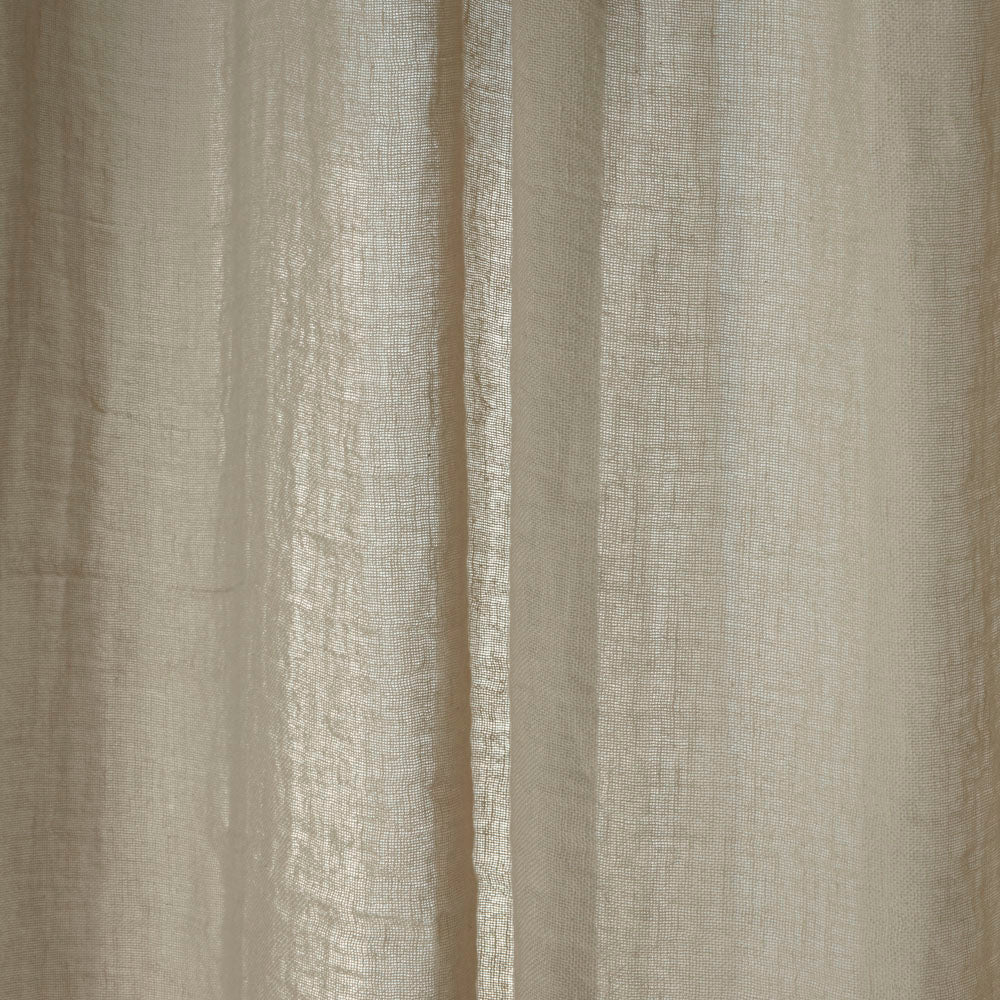 Voile en lin & coton - Pierre
