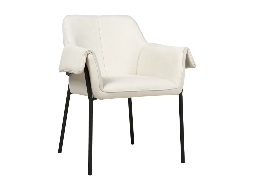 Sillón Quietena Tela Crema