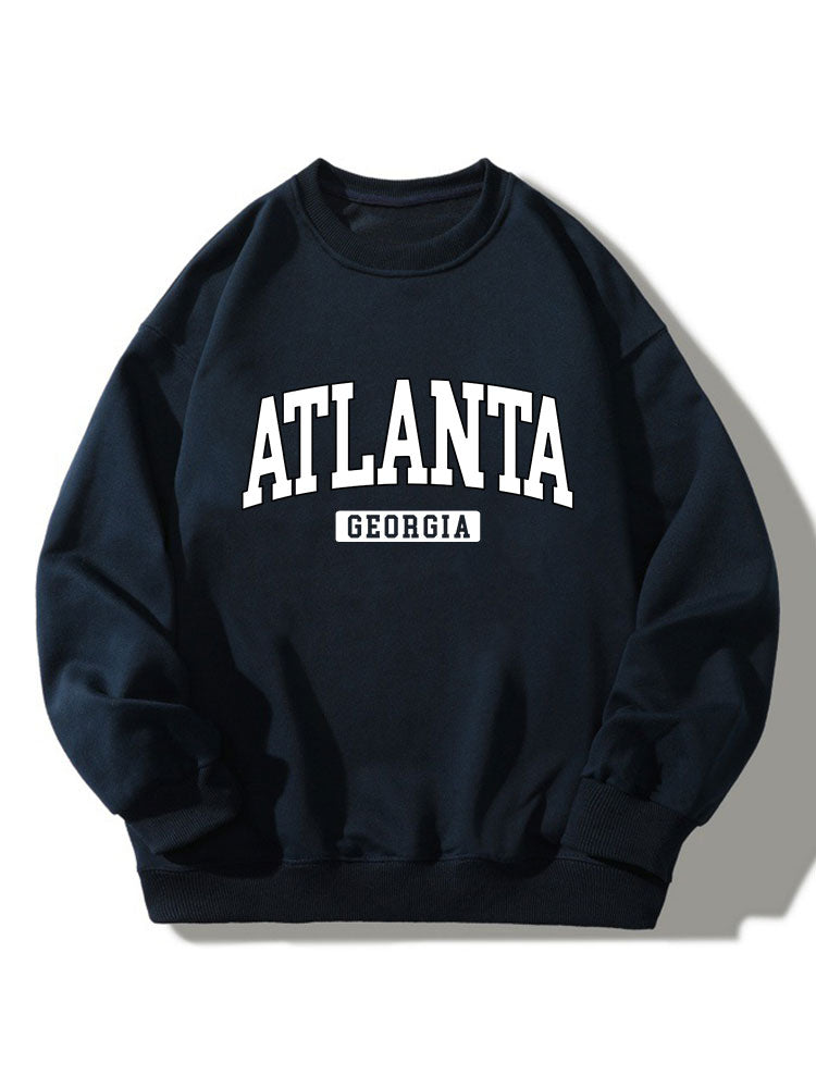 Atlanta Print Relaxed Sweatshirt