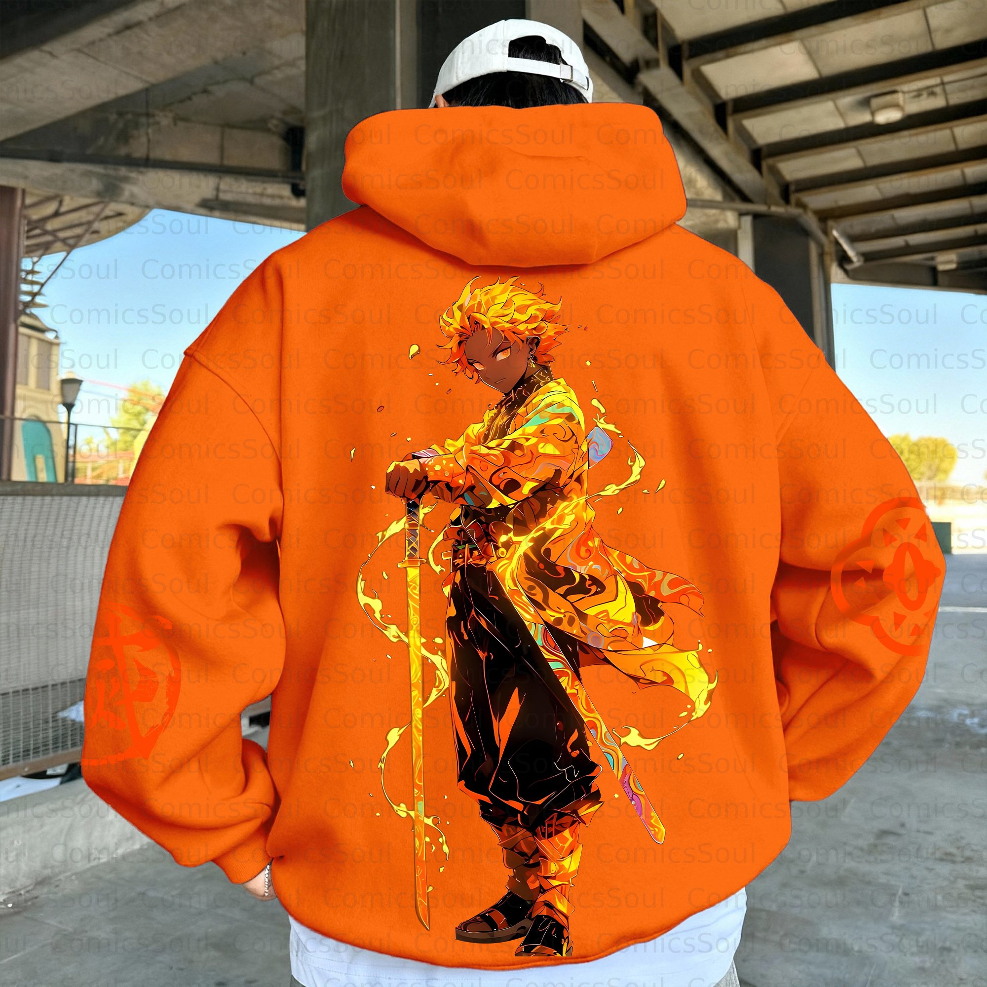 Unisex Anime Graphic Streetwear Vintage Plush Hoodie| KNY