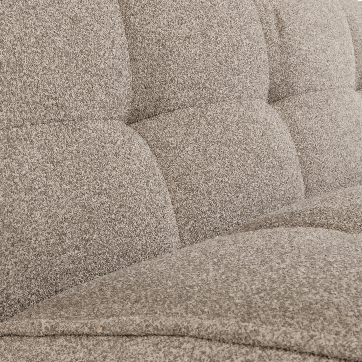 vtwonen Cluster 3-Zits Bank - Bouclé - Khaki Bruin - 81x204x91