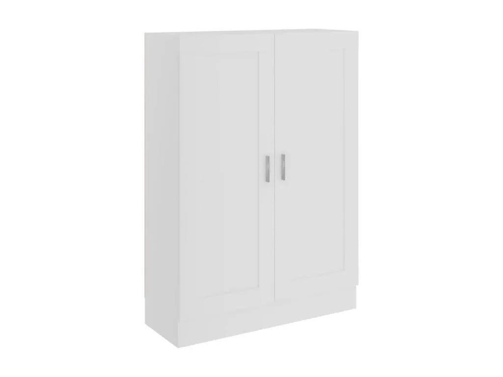 Armario de libros Decocasaes contrachapada blanco 82.5x30.5x115 cm 99718anye