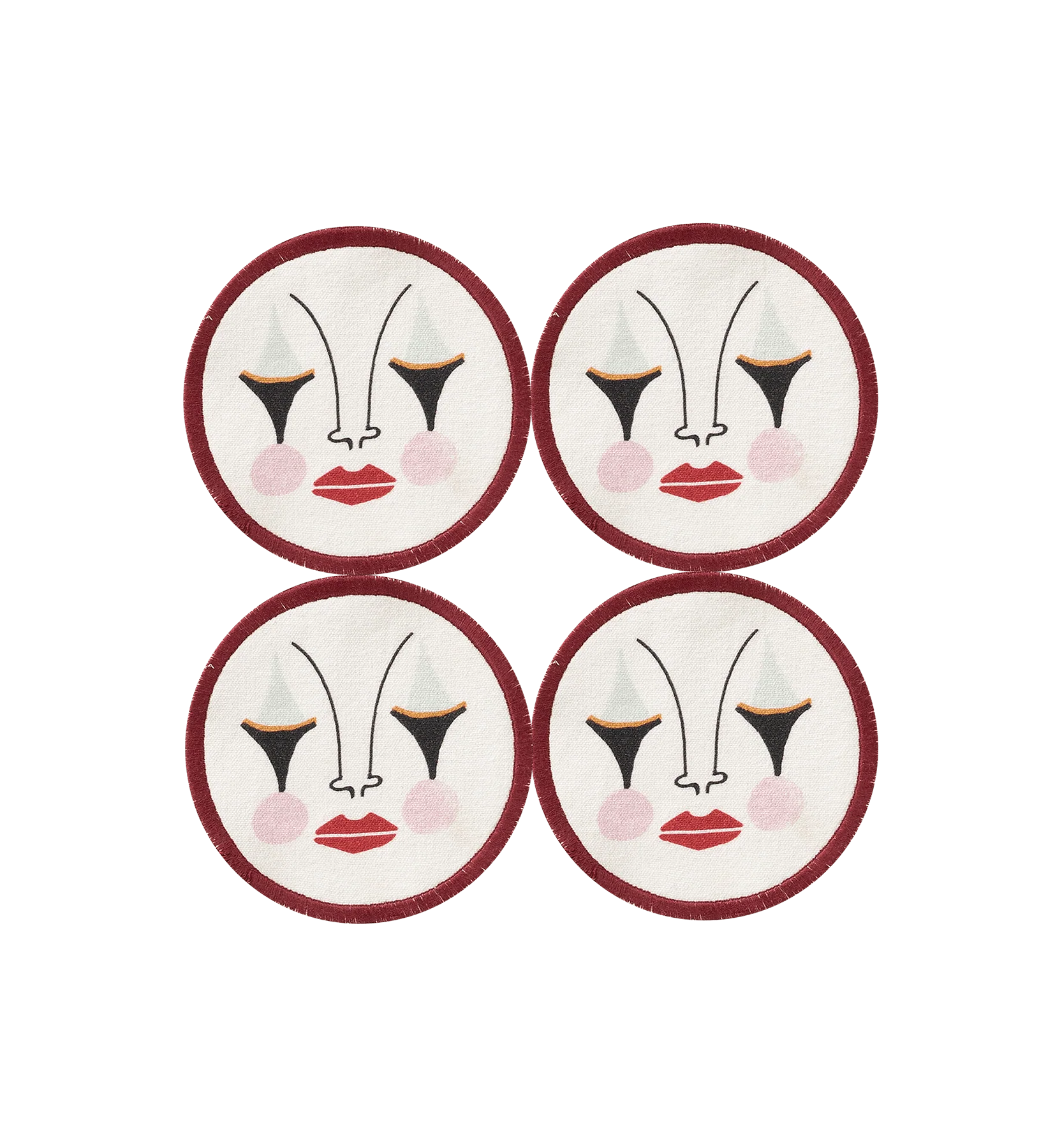 Pierrot Coaster Set of 4