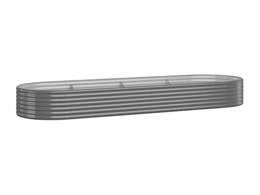 Decoratodo acero recubrimiento polvo gris 322x100x36 cm