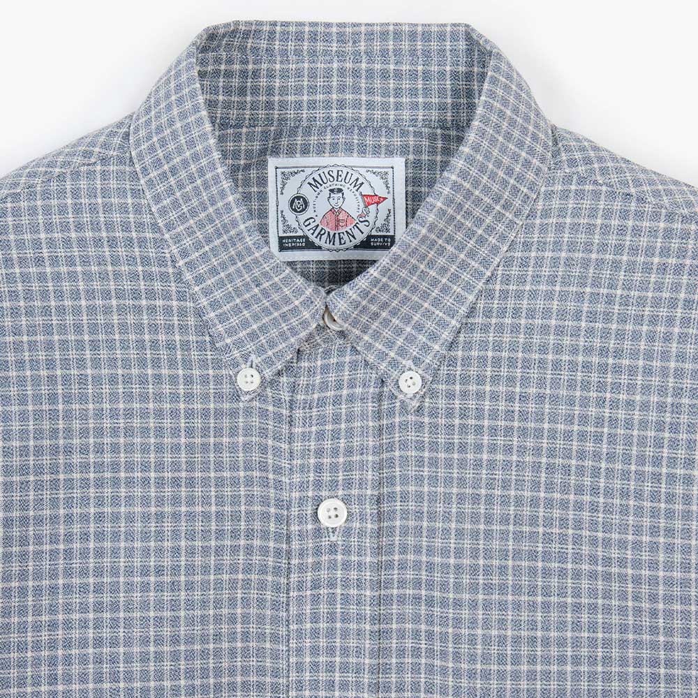 Museum Garments - Chemise Dad Carreaux - Bleu & Blanc