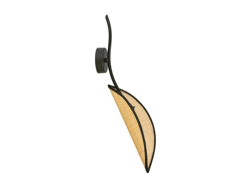 Lámpara de Pared Flor de Loto, Marrón, 12x51x12 cm, Mubdelu