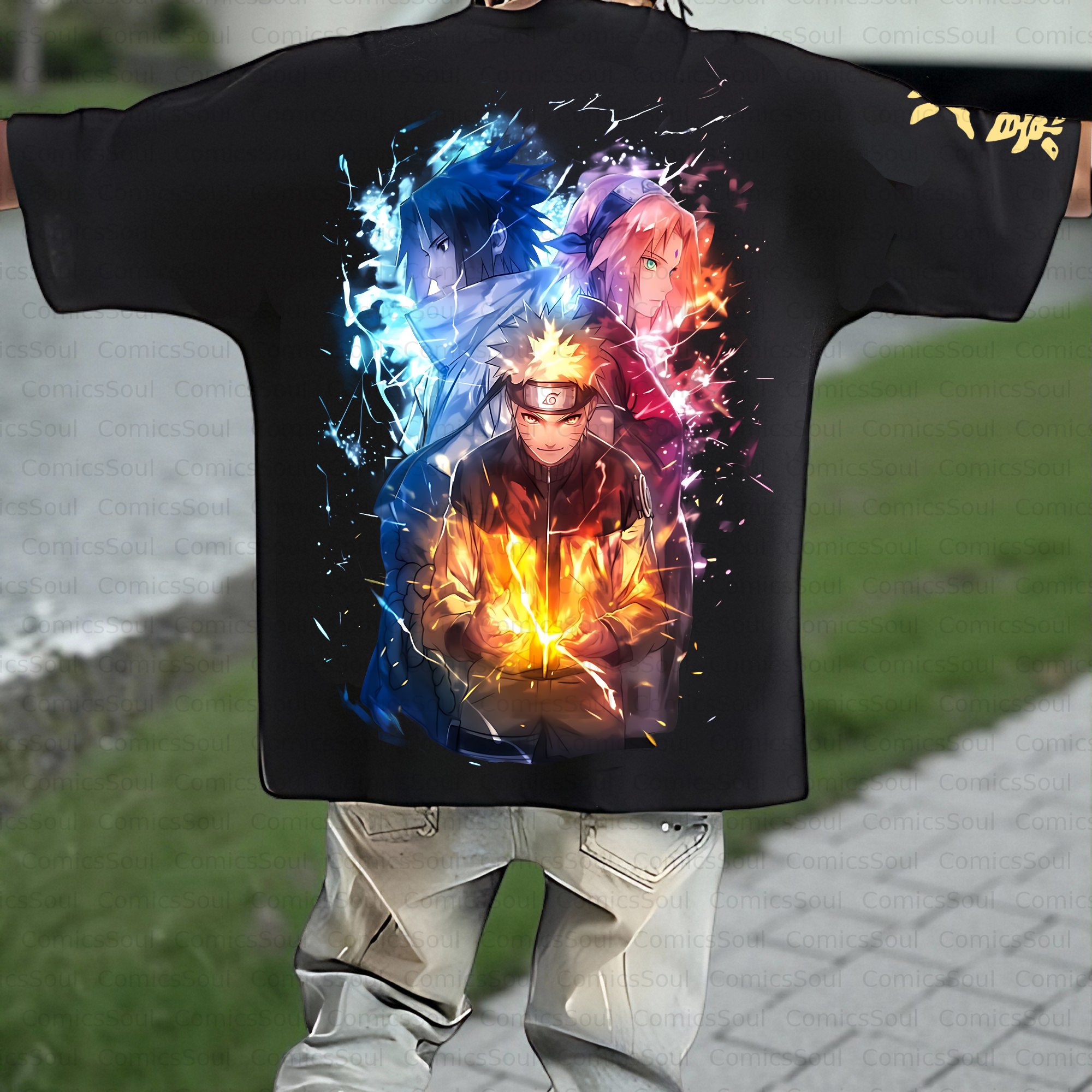 Unisex Anime Inspired Vintage T-Shirt