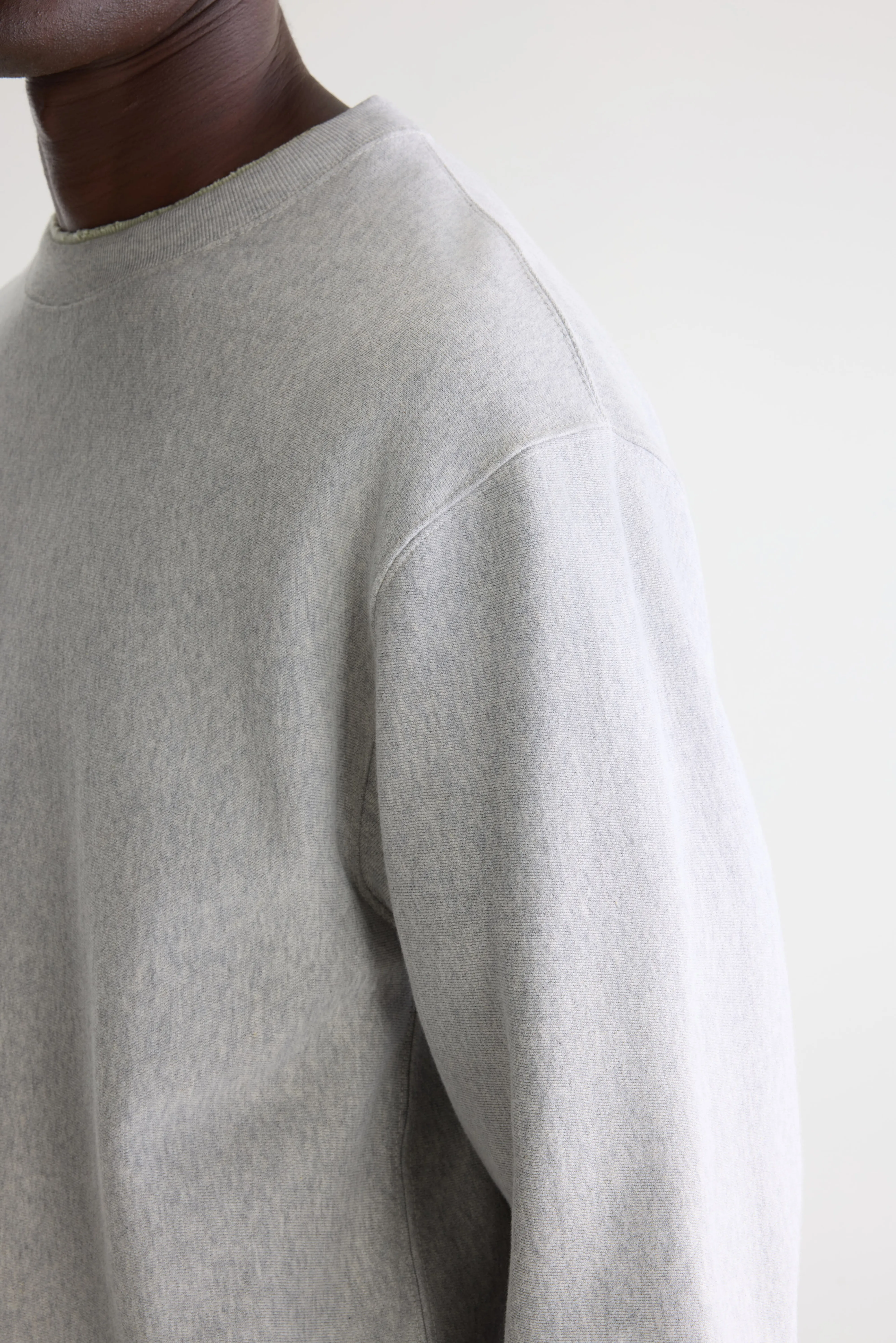 Bellerose Flake crewneck grey sweatshirt (242 / M / H. GREY)