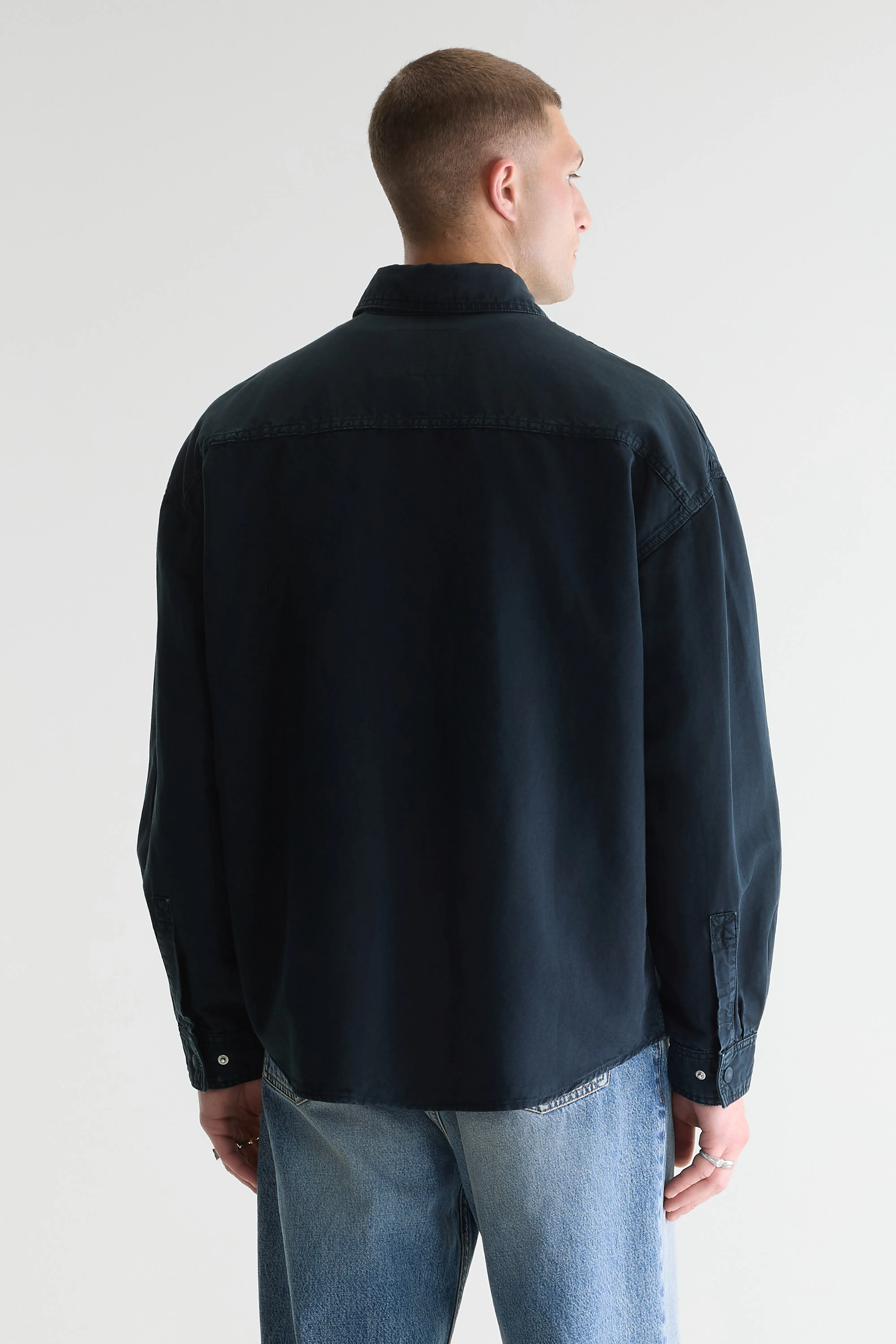 Bellerose Poach relaxed overshirt (261 / M / JET SET)