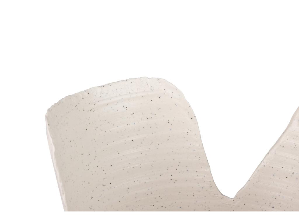 Florero Ceramica Beige Izmir 25x25x24 Cm