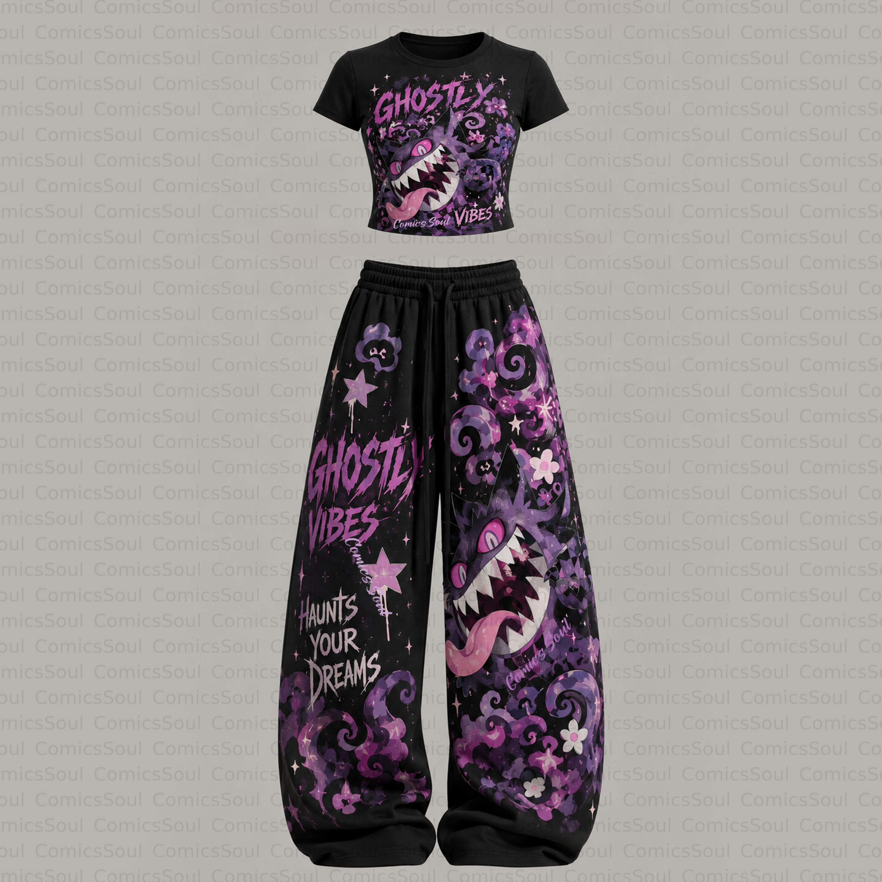 Pokémon T-Shirt & Elasticated Trousers Two-Piece Set