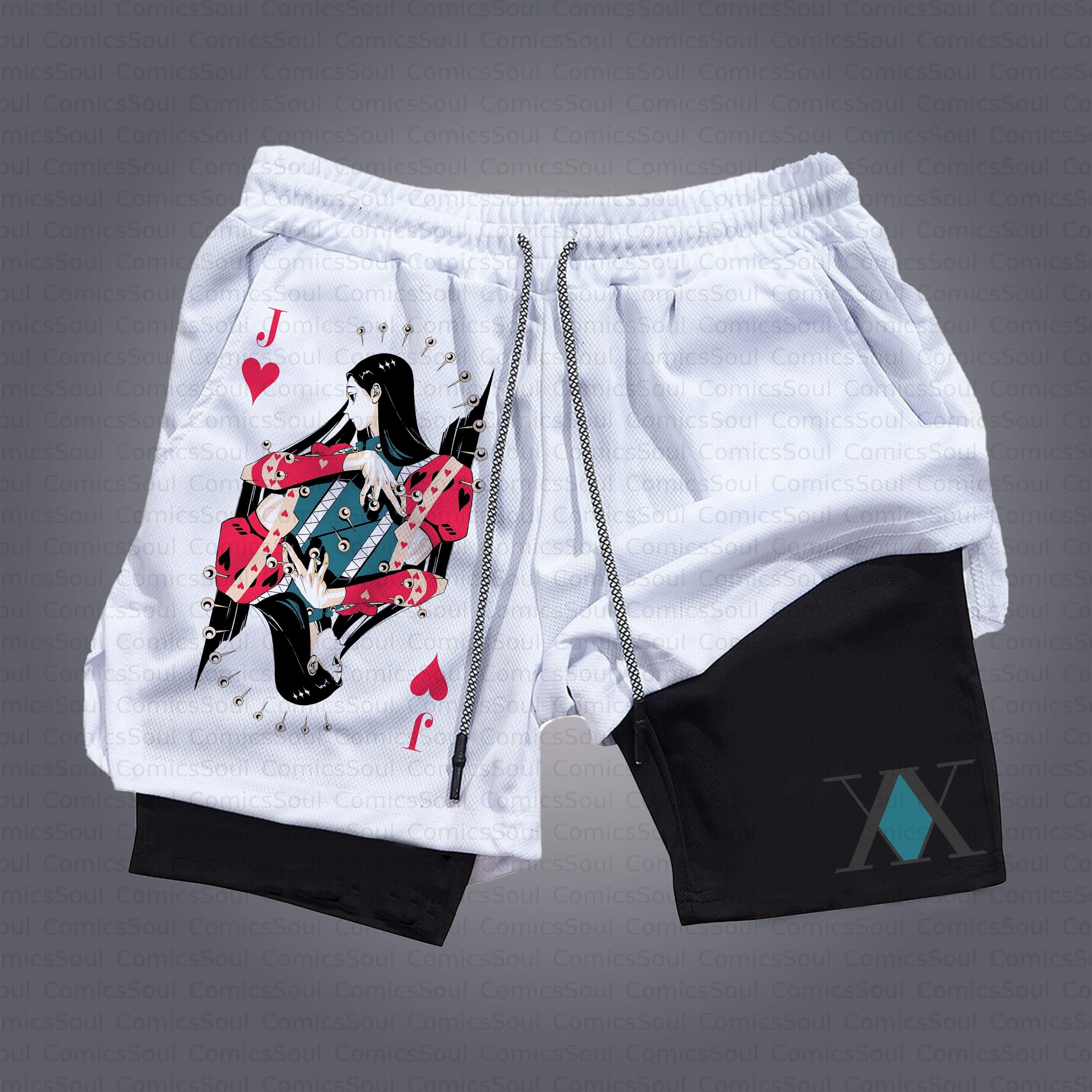 Unisex Casual Anime Style Shorts