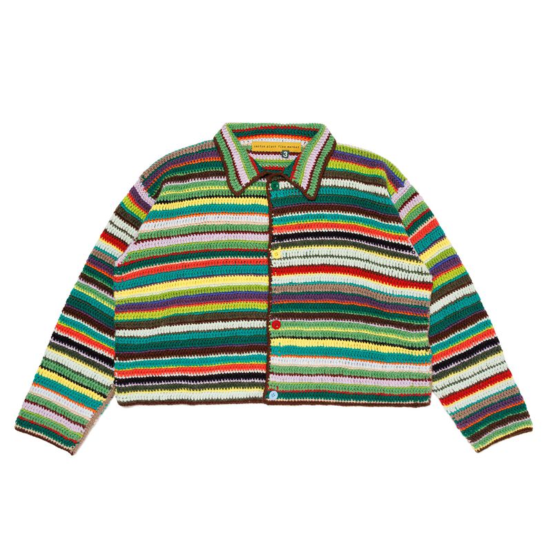 HUMAN MADE CPFM CROCHET KNIT CARDIGAN