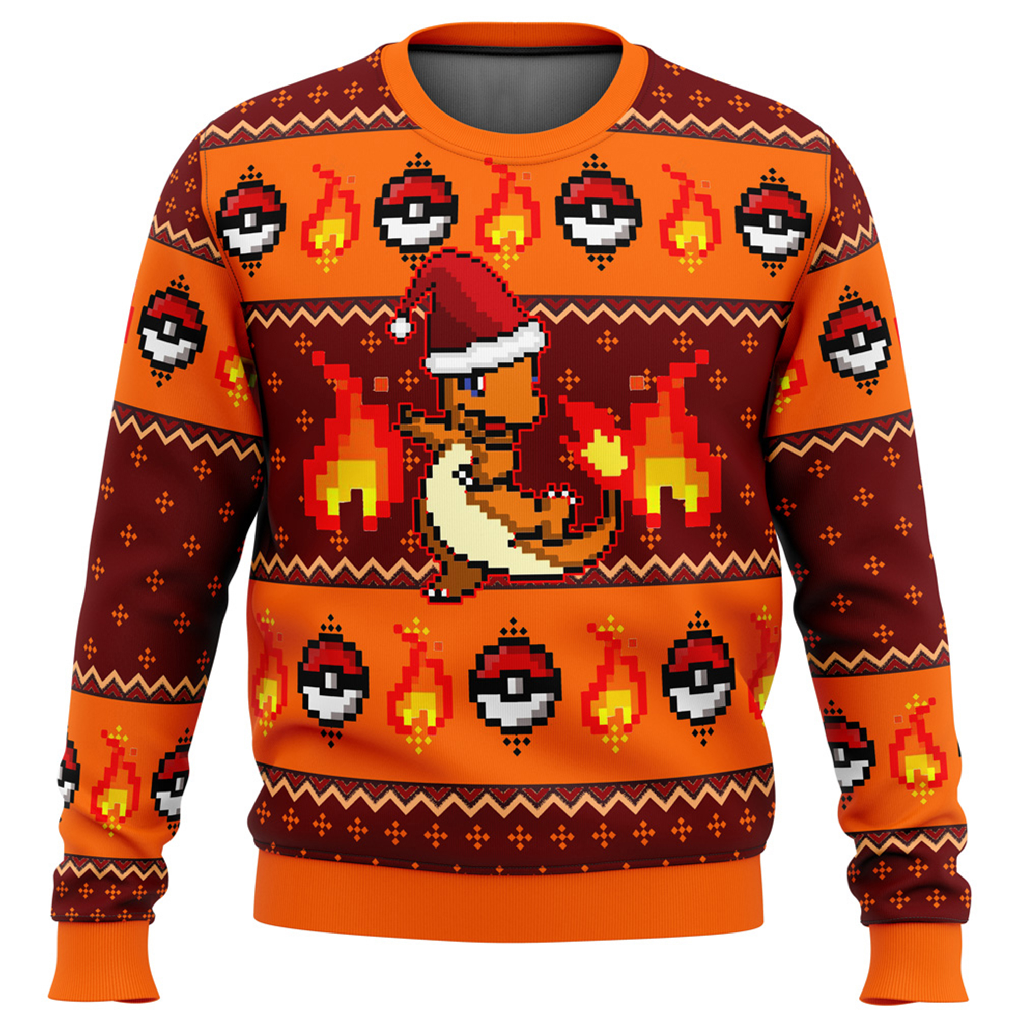 Unisex Anime Ugly Christmas Sweater TeeThreads Sustain the Scene with Custom Apparel