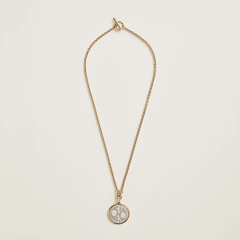 Replicate Medaille Bijou Deux Cors necklace, small model(1:1 replica) - Original Replica Club