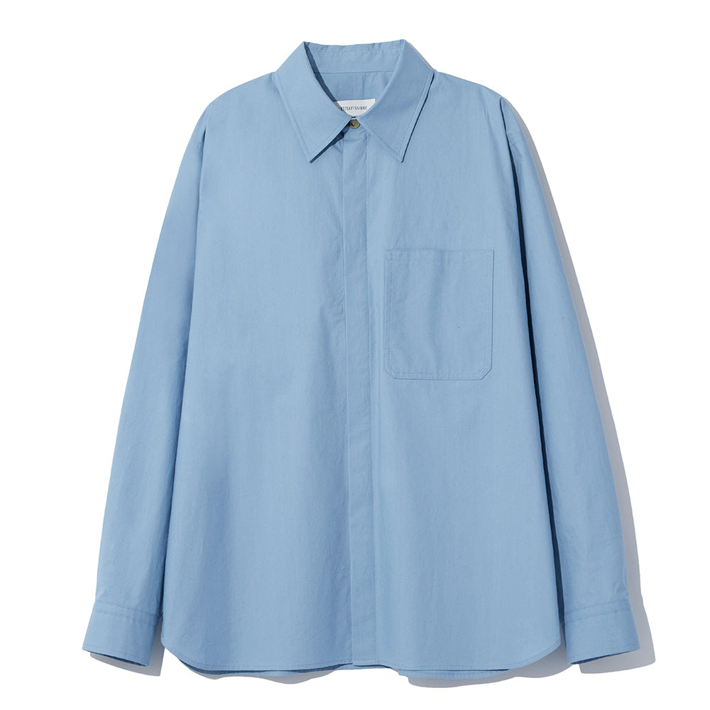 Le 17 septembre - Chemise Raglan - Bleu
