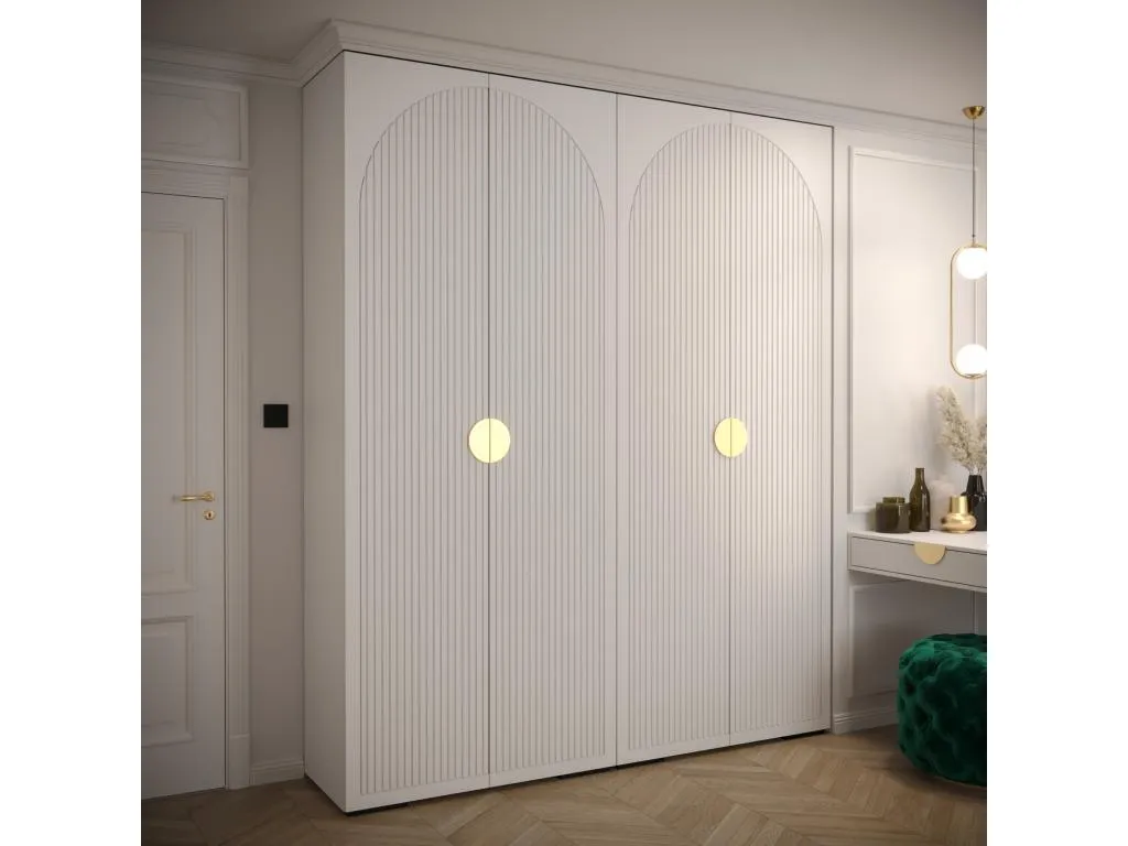 ARMARIO Alkifurniturees 1 DE PUERTAS BATIENTES 236.7/200/47 4 puertas (blanco) 90227FUSD