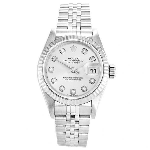 Réplica Rolex Datejust Blanco Señoras 79174