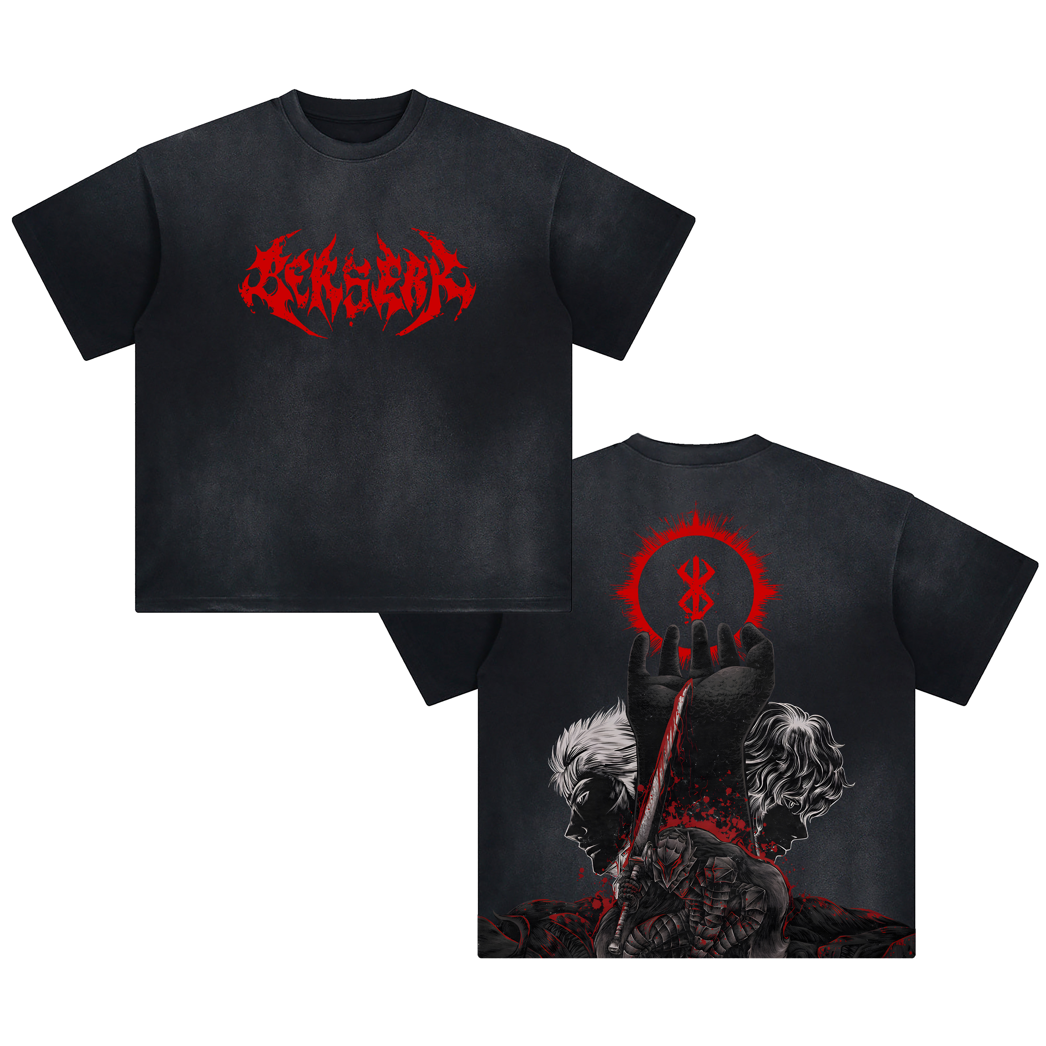 Unisex Anime Inspired Vintage T-Shirt TeeThreads Sustain the Scene with Custom Apparel