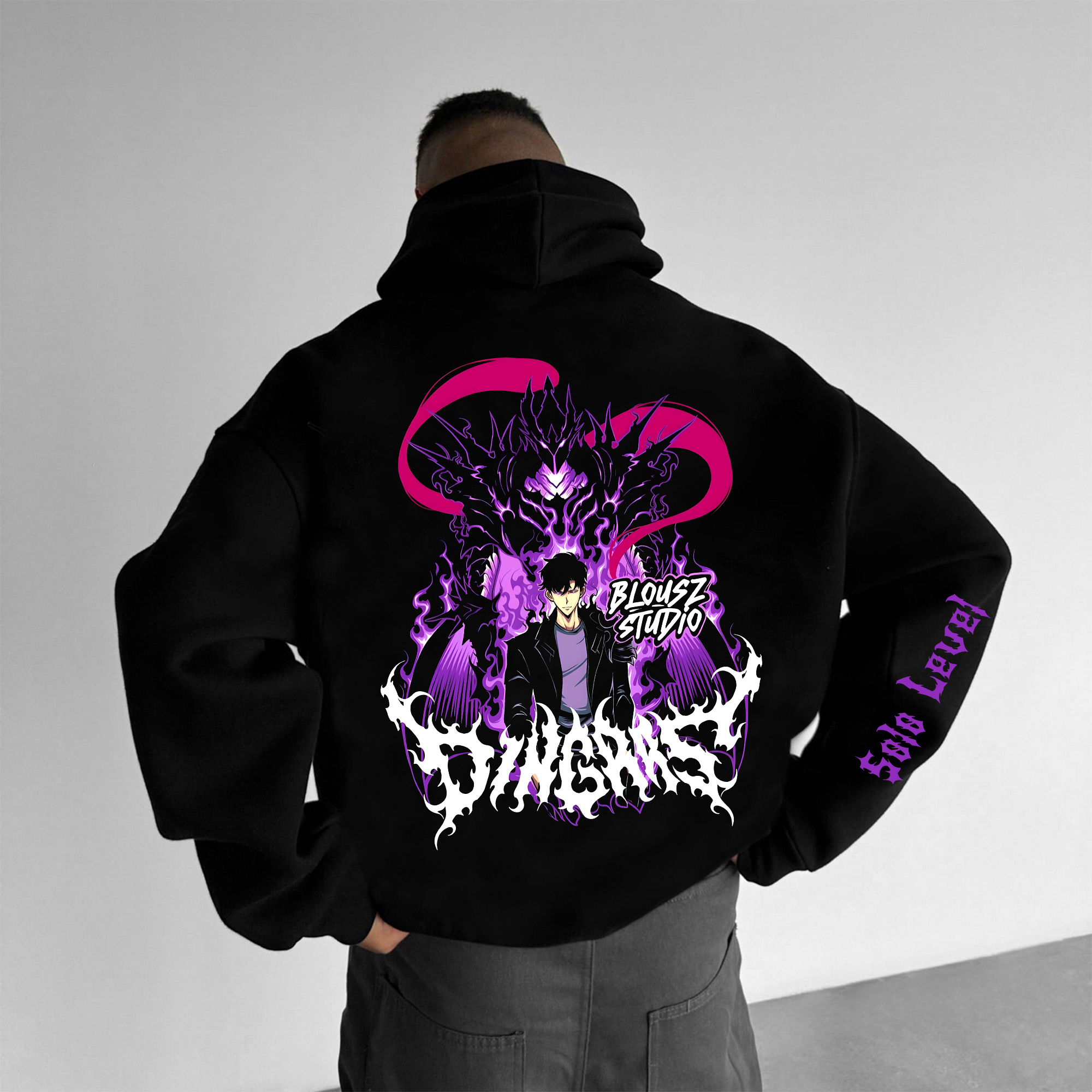 Unisex Anime Graphic Streetwear Vintage Hoodie